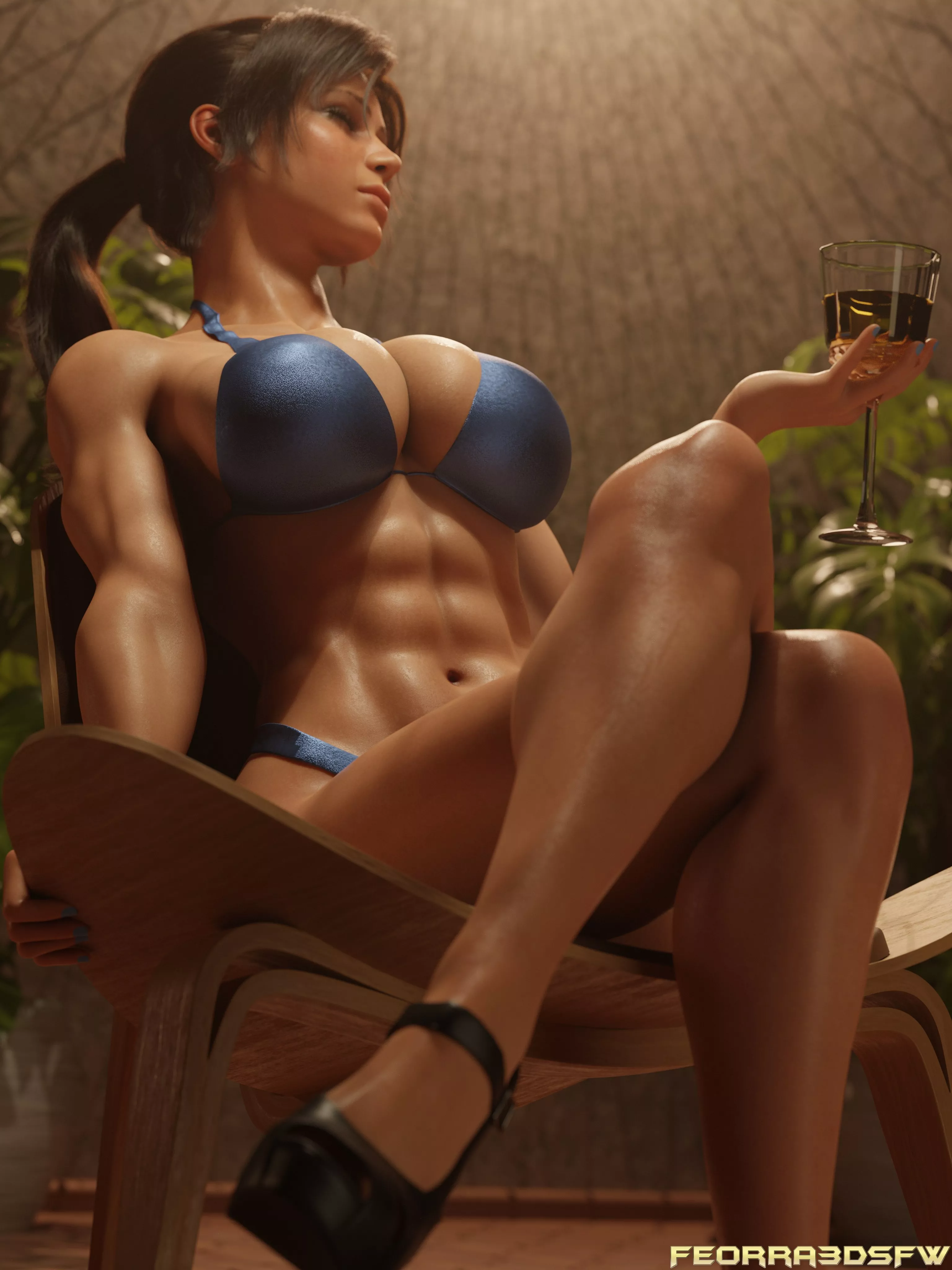 Lara (Feorra3D) [Tomb Raider] posted by Poke-Oji