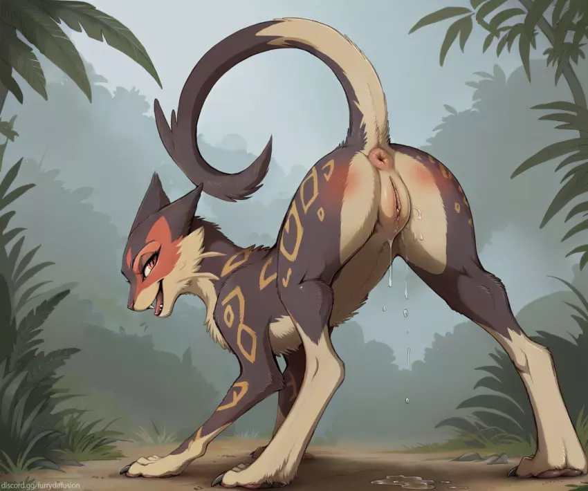 Liepard showing off her holes~ posted by Thegameguy12