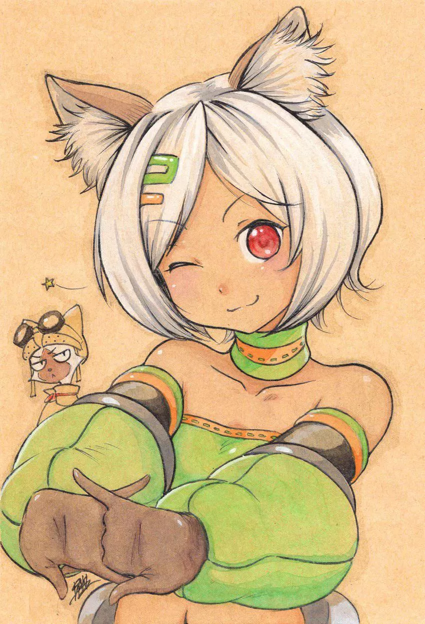 Moruu stretching (Isaki Tanaka) [Neptune] posted by ZAHANDOGAKIZU