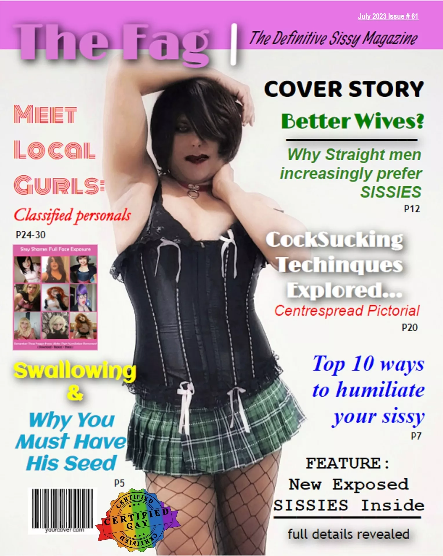 The Definitive Sissy Magazine For All Men Who Enjoy A Sissy In Their Lives posted by sissy-anisha