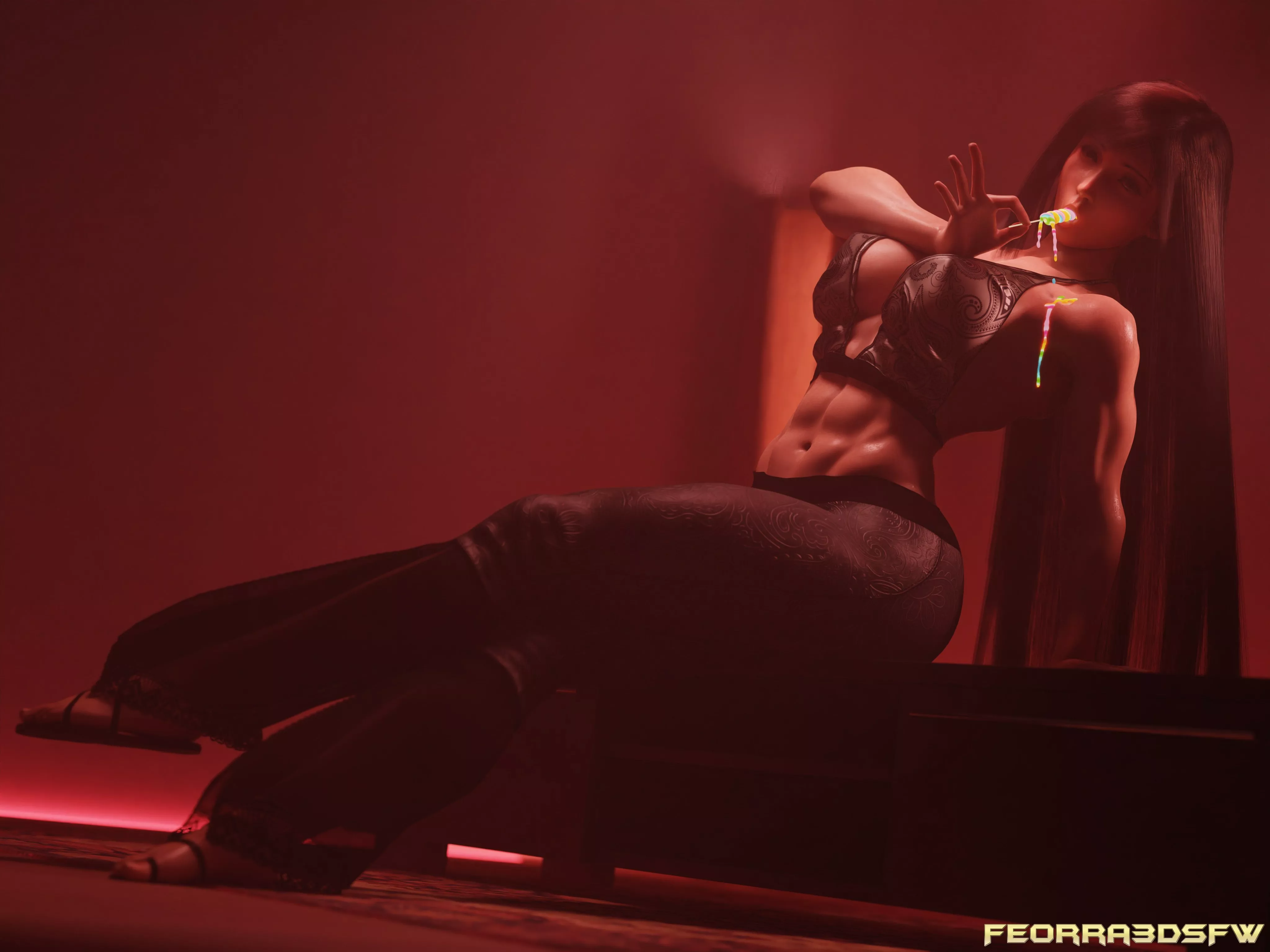 Tifa (Feorra3D) [Final Fantasy] posted by Poke-Oji