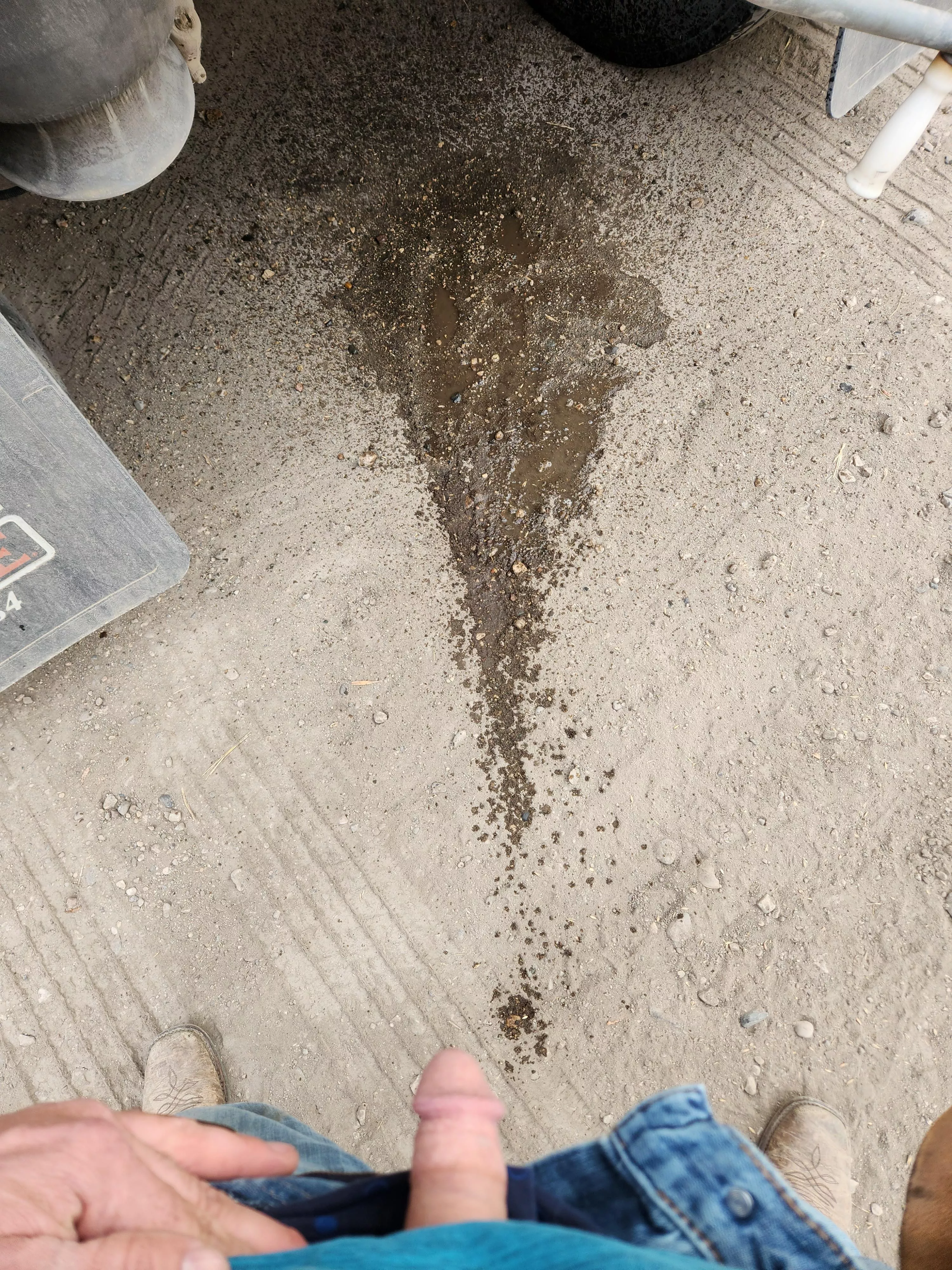 Wetting down the road behind my truck😈 posted by fredsandercock