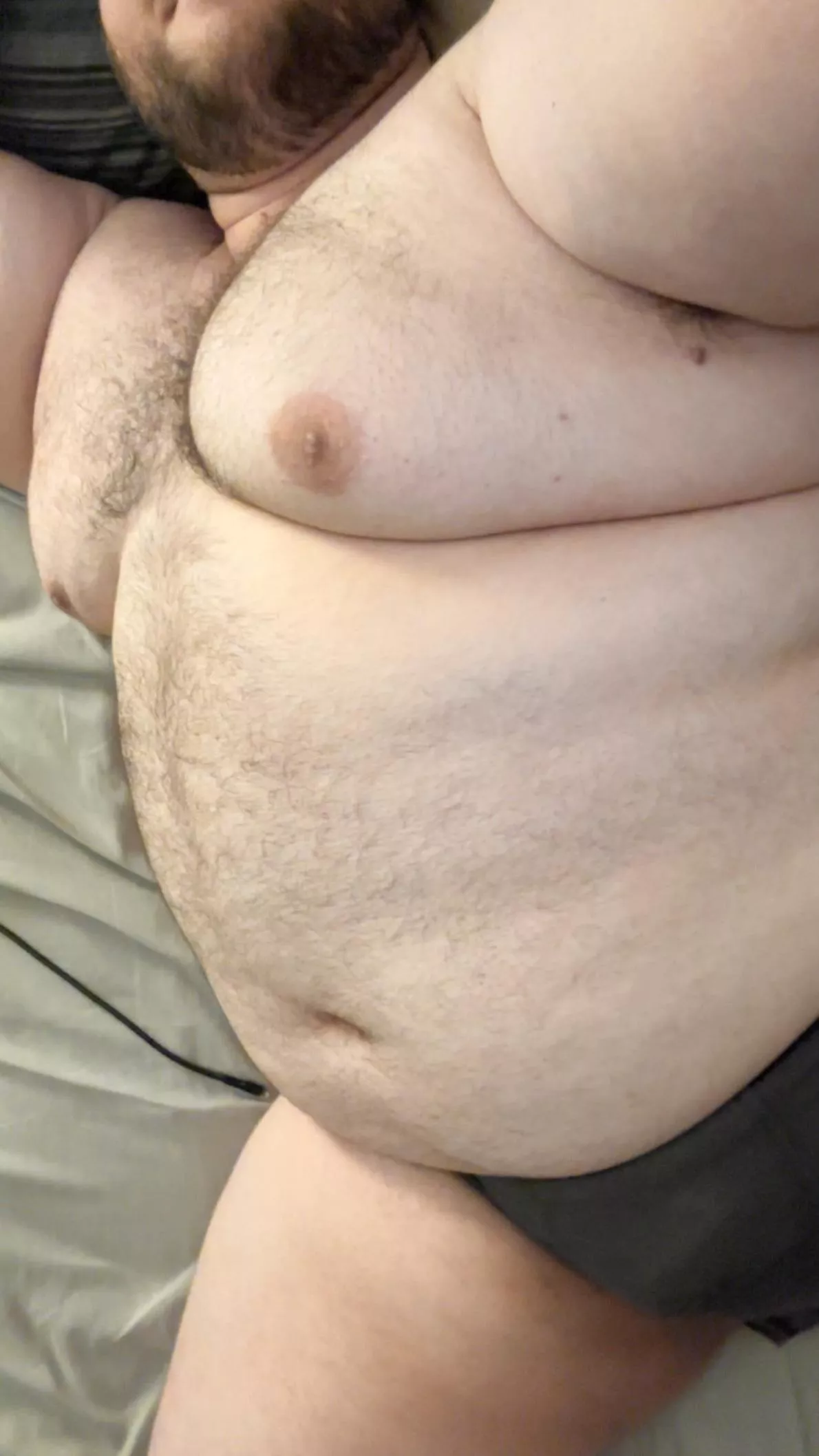 25 daddy chub. Get in bed son. Dad wants to... cuddle 😏 posted by domchubbear