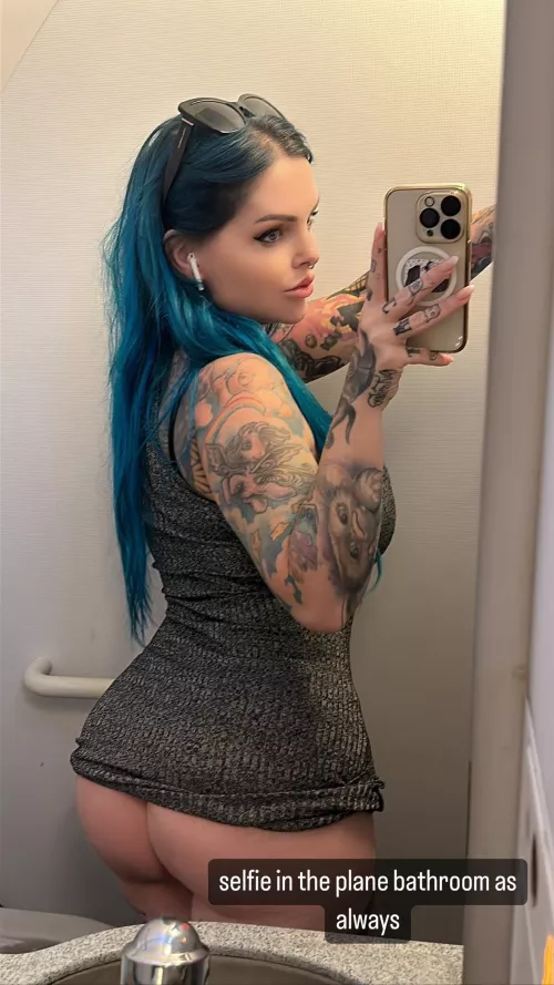 Airplane bathroom by ElsaJeanIsAGoddess