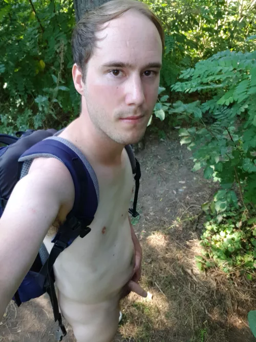 Boner in a forest at a park by gaysocksandfeet