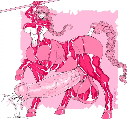 Centauress in latex (cholericat) by agheeva