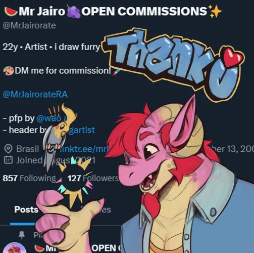 Drawing I did to celebrate on Twitter ^^ by jairorate