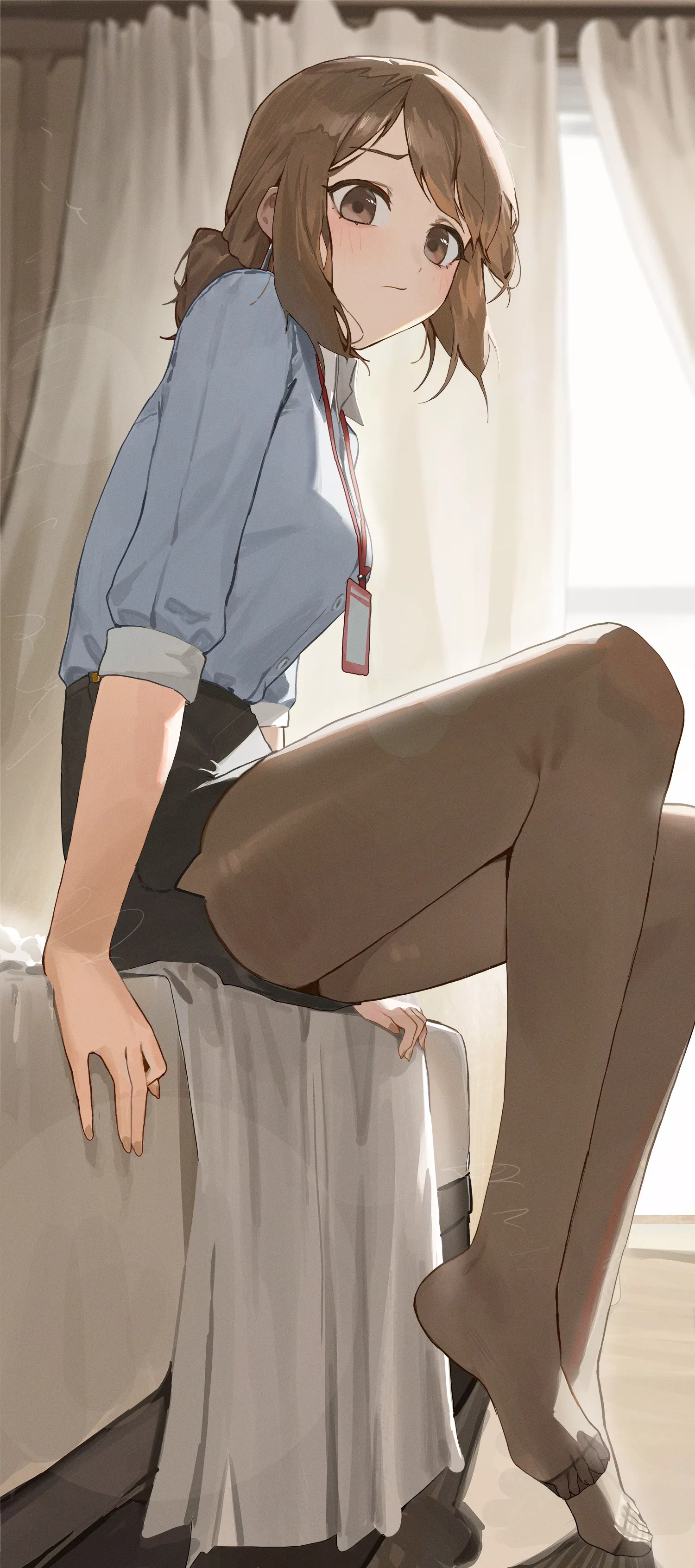 Edge of her Bed [Douki-Chan] posted by CheetahSperm18