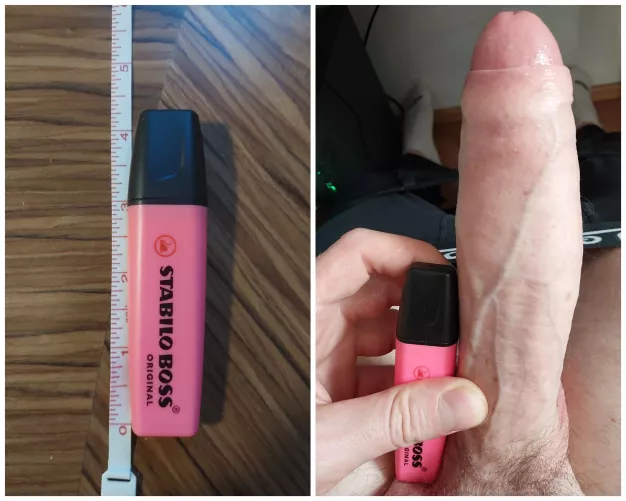 I bet you are barely bigger than a marker by Fleischpeitsch