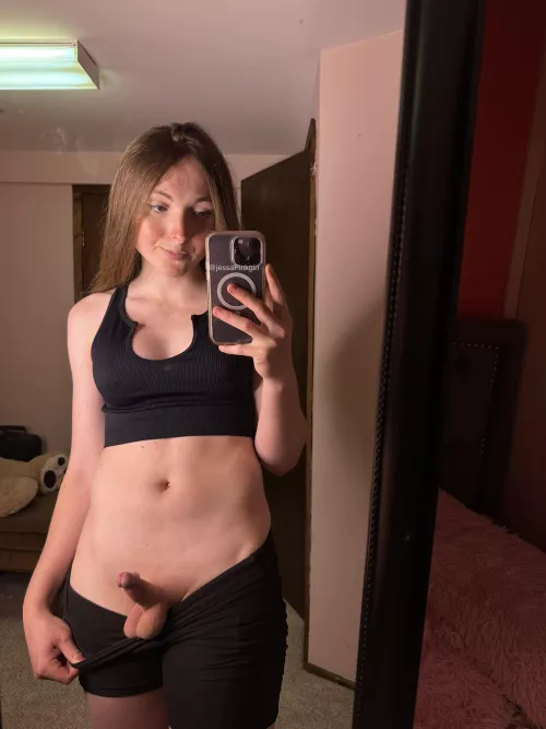 if we were walking through the woods and you saw me get hard, what would you say? by jessaPinkgirl