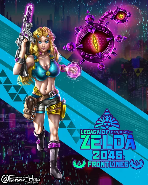 Legend of Zelda 2045: Frontlines - Part 2 (Tactical Zelda) by afantasyhero