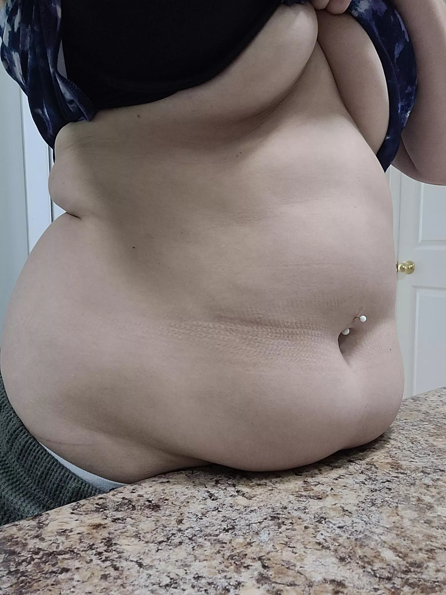 My waistband is really starting to cut into me, it feels so good to let it all out 😊 posted by morethemaryer