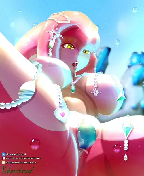 [OC] Queen Mipha's Spawning Season (Katzenstrand) by Katzenstrand