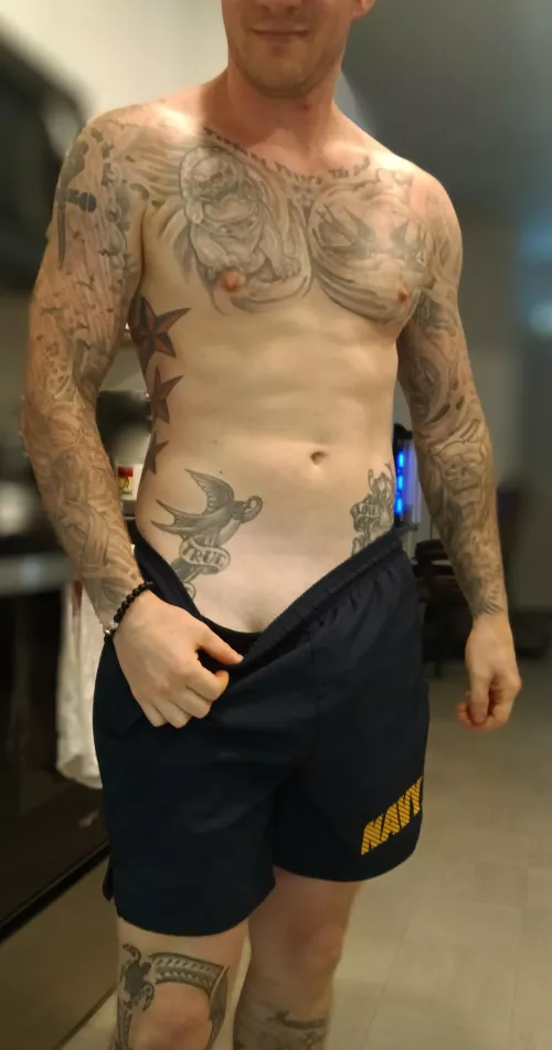 Shirtless option for the PT uniform? by Tatt003edLad