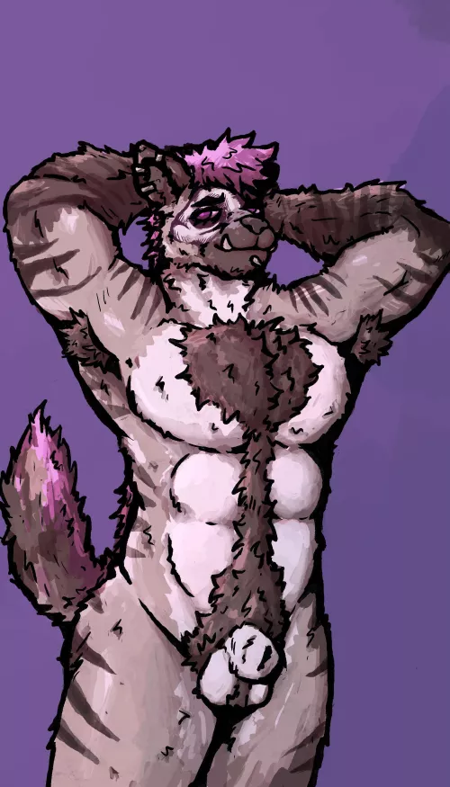 Striped yeen (by me) by SatyrHimbo