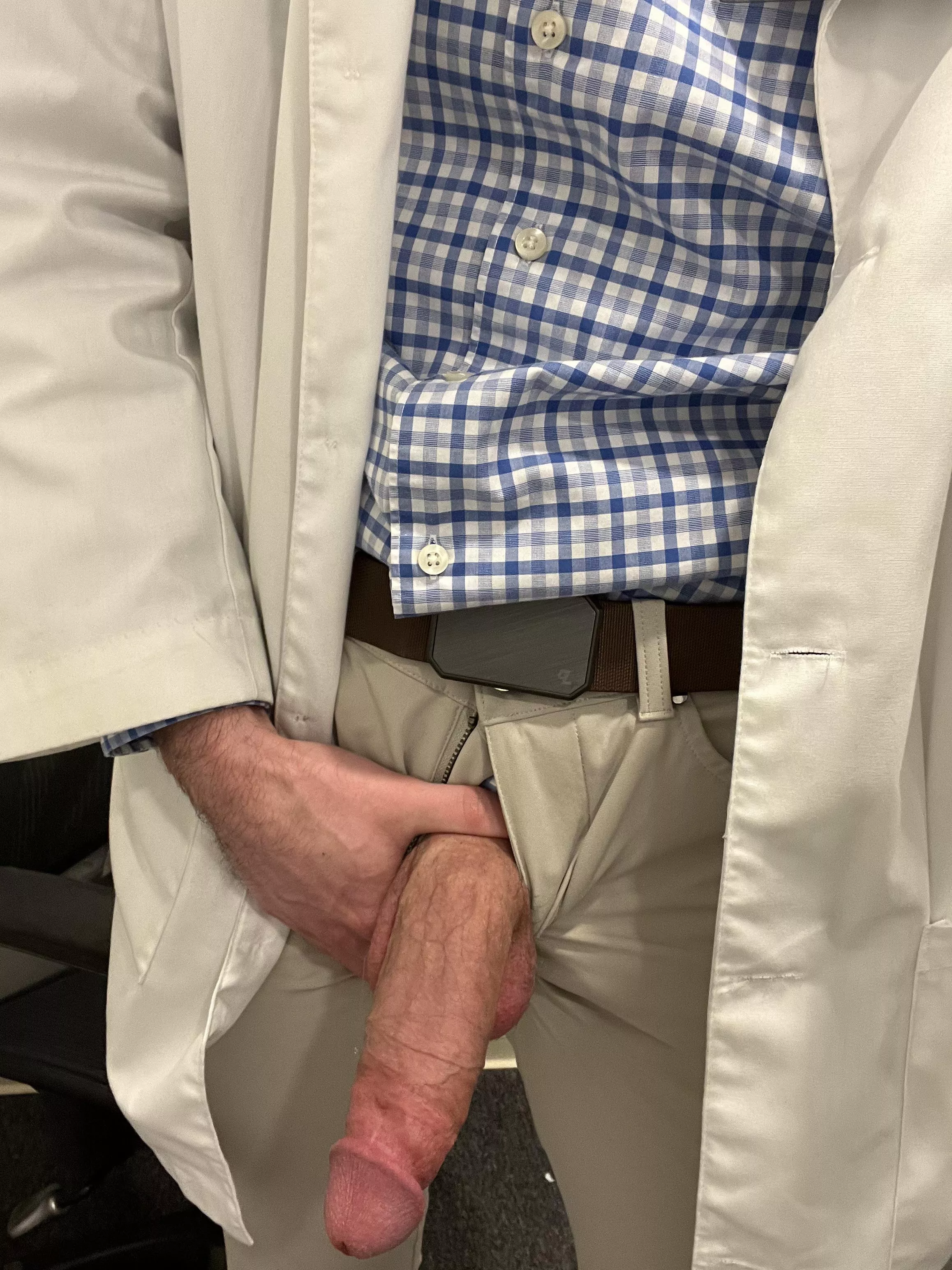 Time for your throat exam. Brought my favorite tool posted by thethickbrick