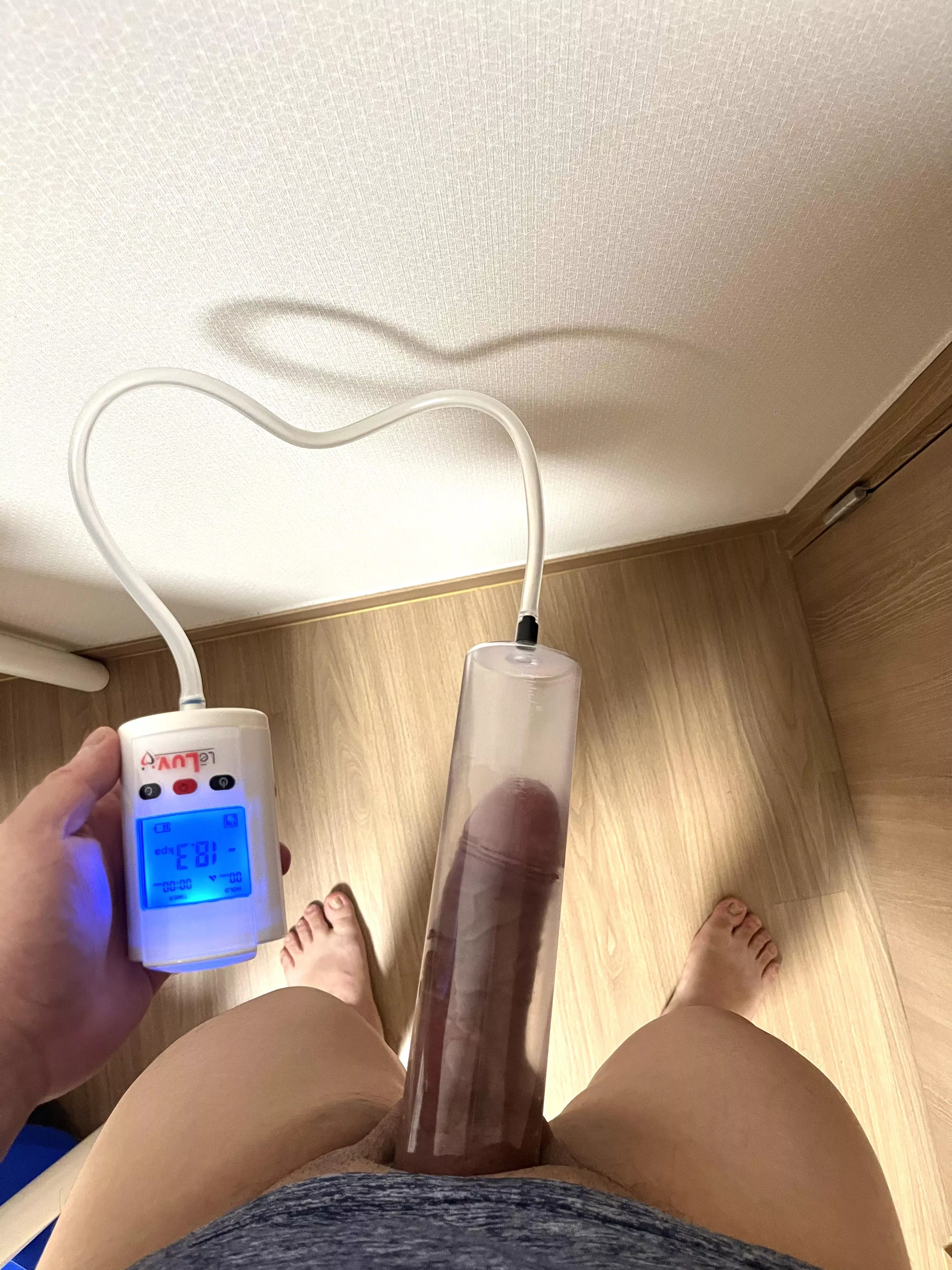 Added penis pumping in the night routine posted by KPEmania