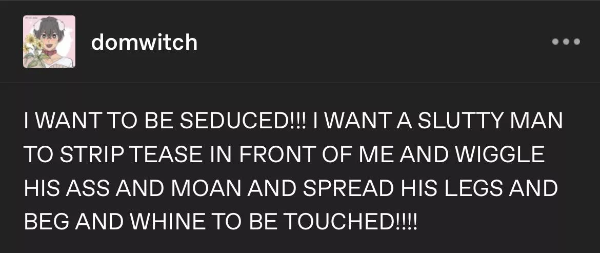 MAKE MEN SLUTTY AGAIN posted by suunnysideuup