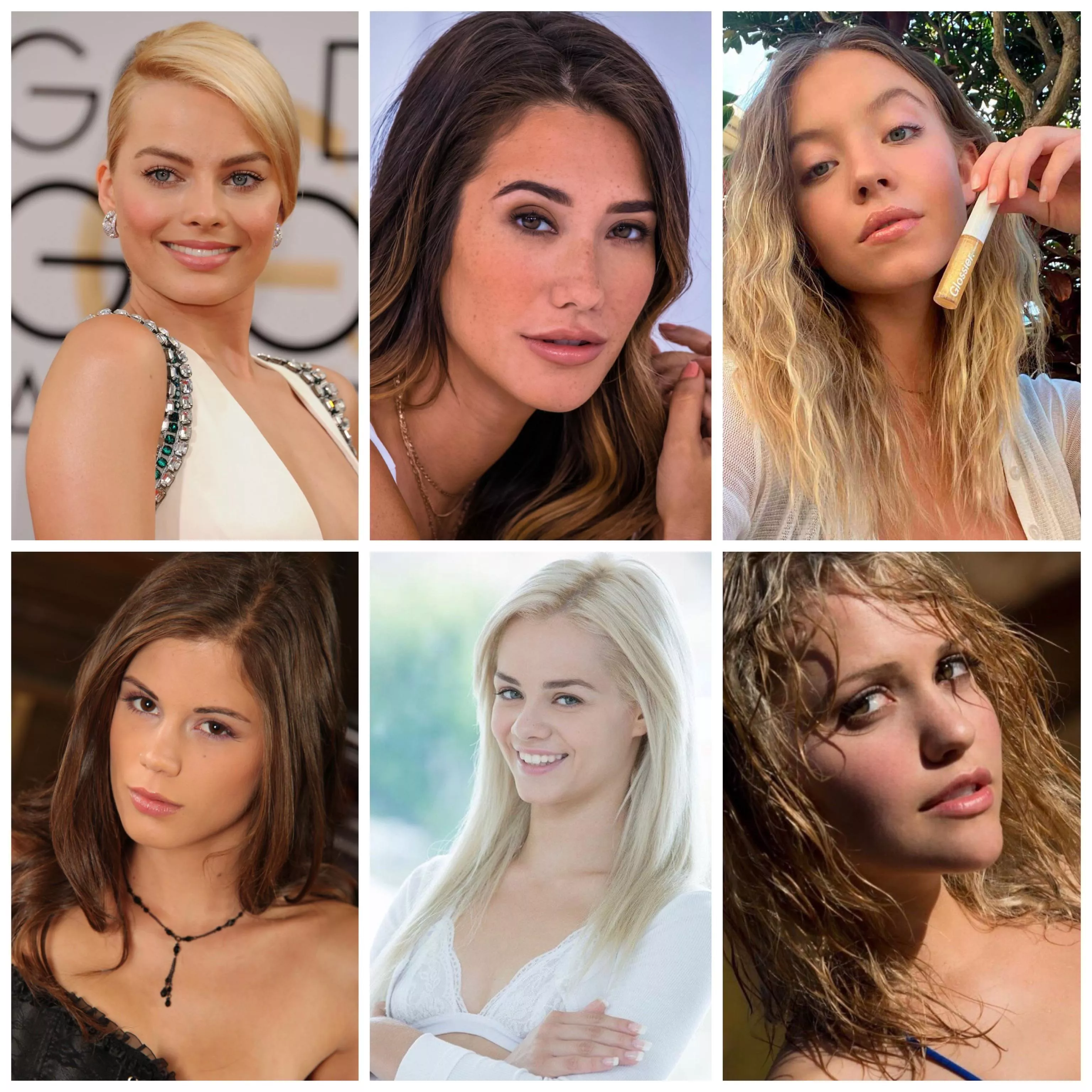[Margot Robbie] vs [Eva Lovia] vs [Sydney Sweeney] vs [Little Caprice] vs [Elsa Jean] vs [Mia Malkova] posted by Inananana
