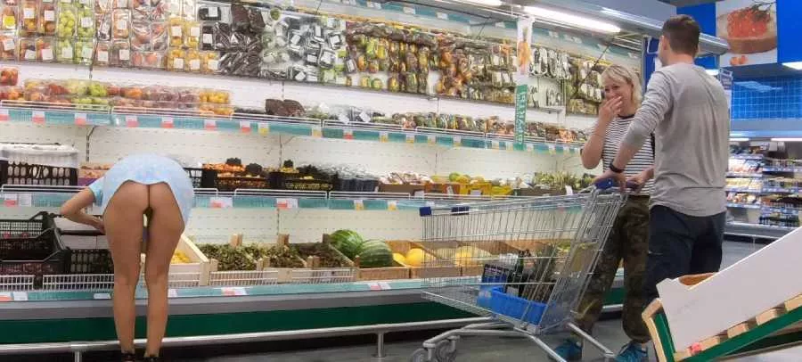 My Bum in the Grocery Store Dare posted by Grillandia