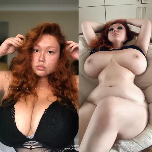 [OC] my face vs my body! what do you think? by Unicornglitteryblood