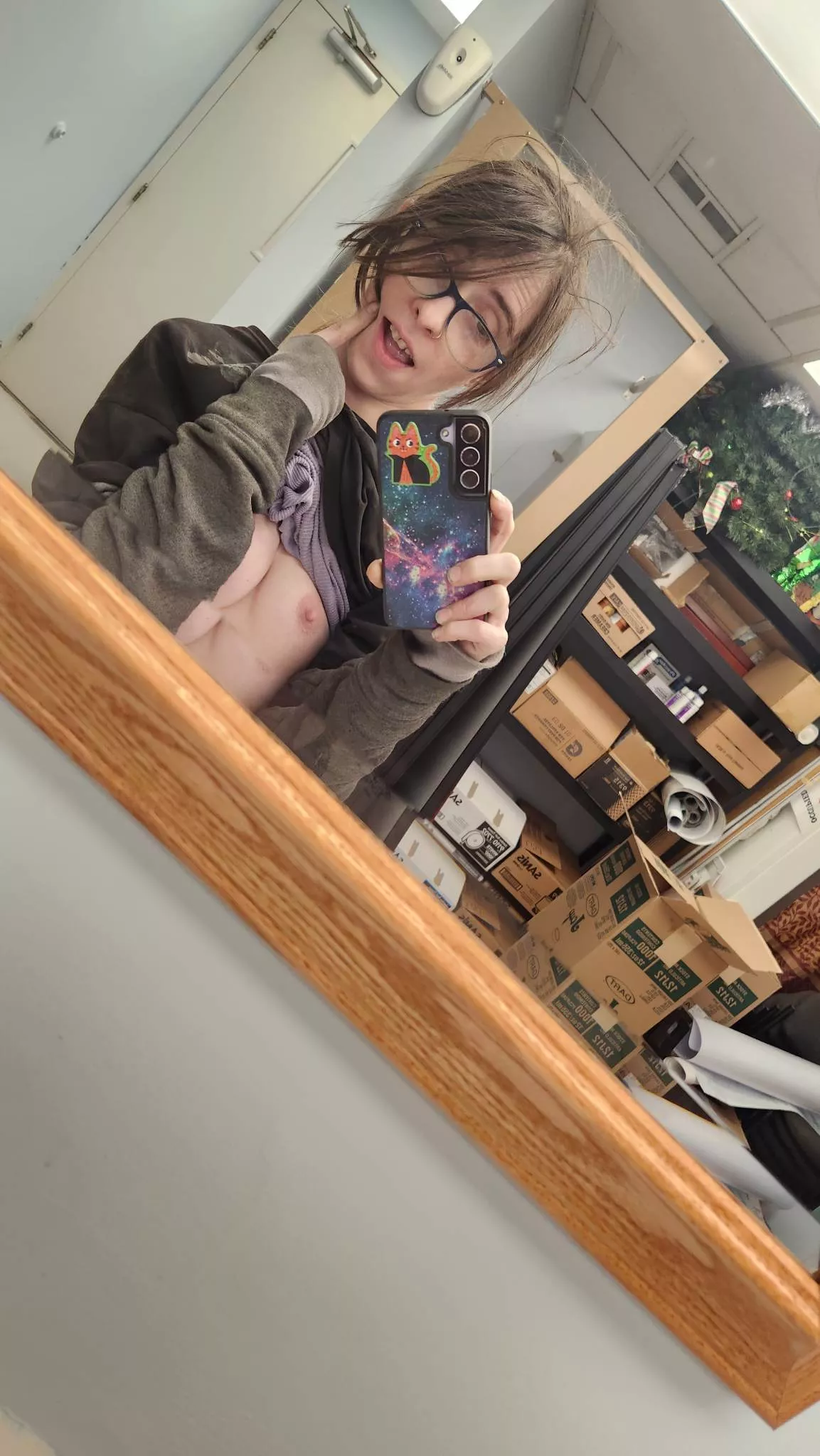 sneaky in the supply room posted by pixiessmoxie