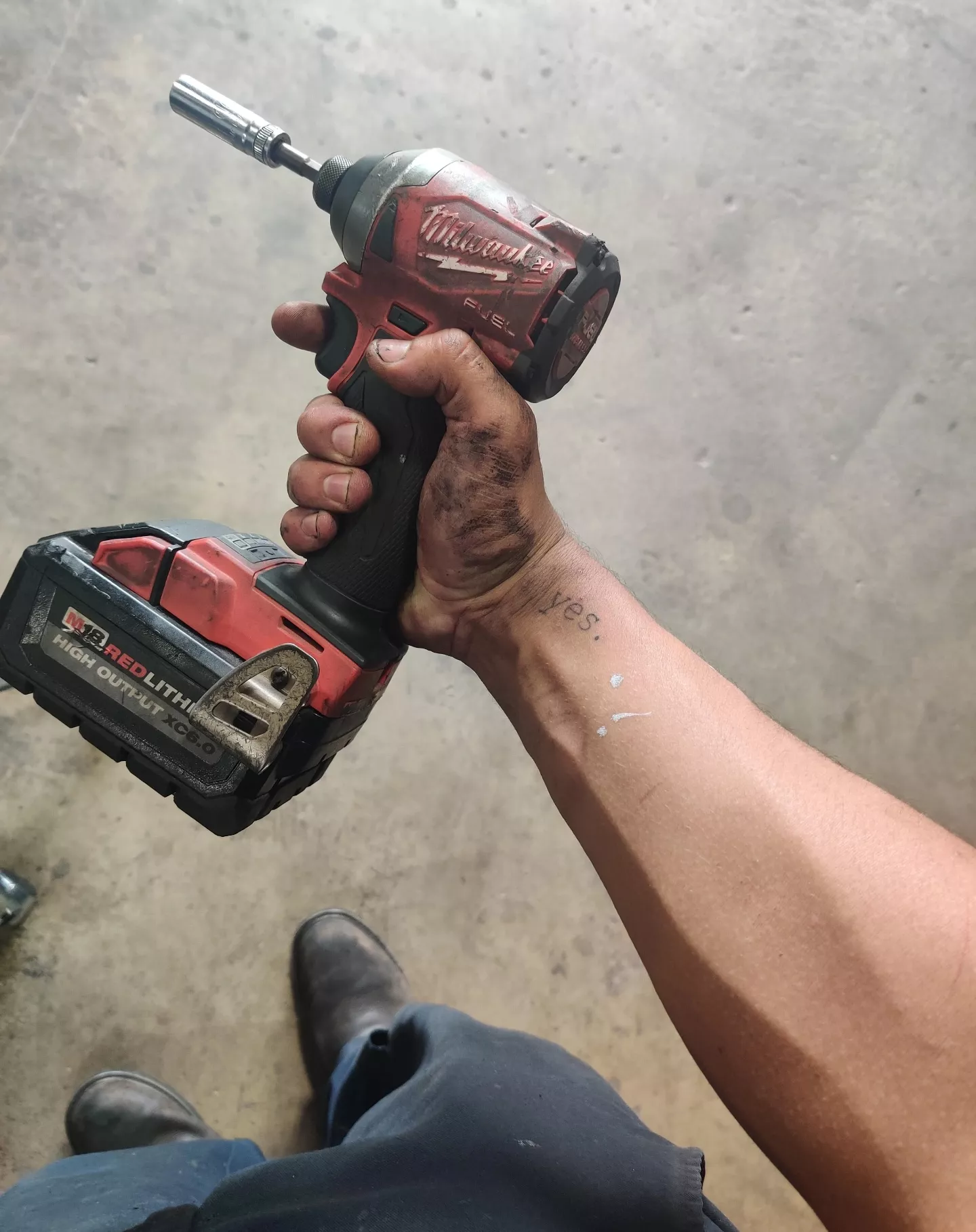 There are better things I could be grabbing. Like your hair. posted by forearm-guy