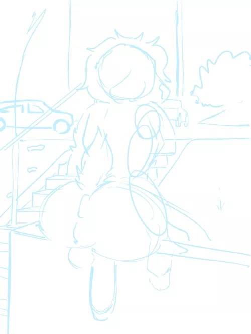 Thoughts on if I should continue this wip? (Art by me) by Commercial-Ad-9901