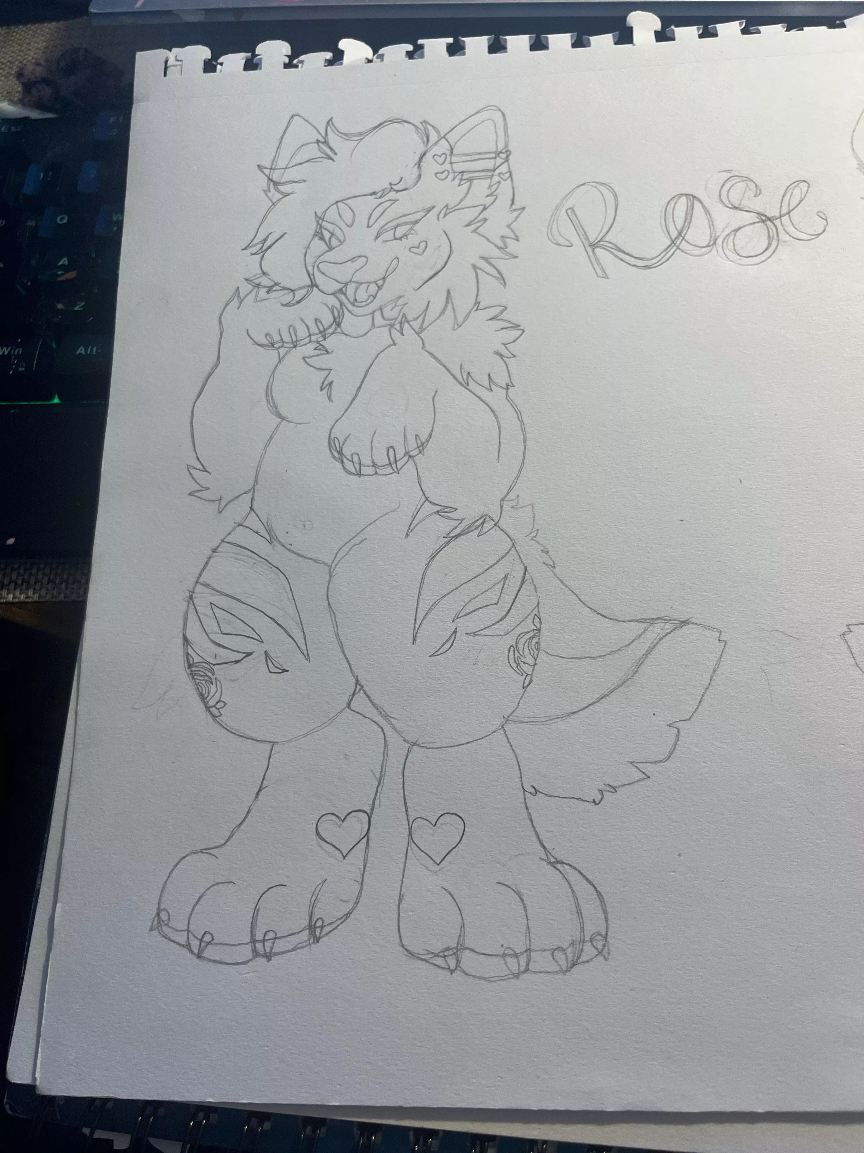 What color should my fursona be ? posted by Blxckrose20