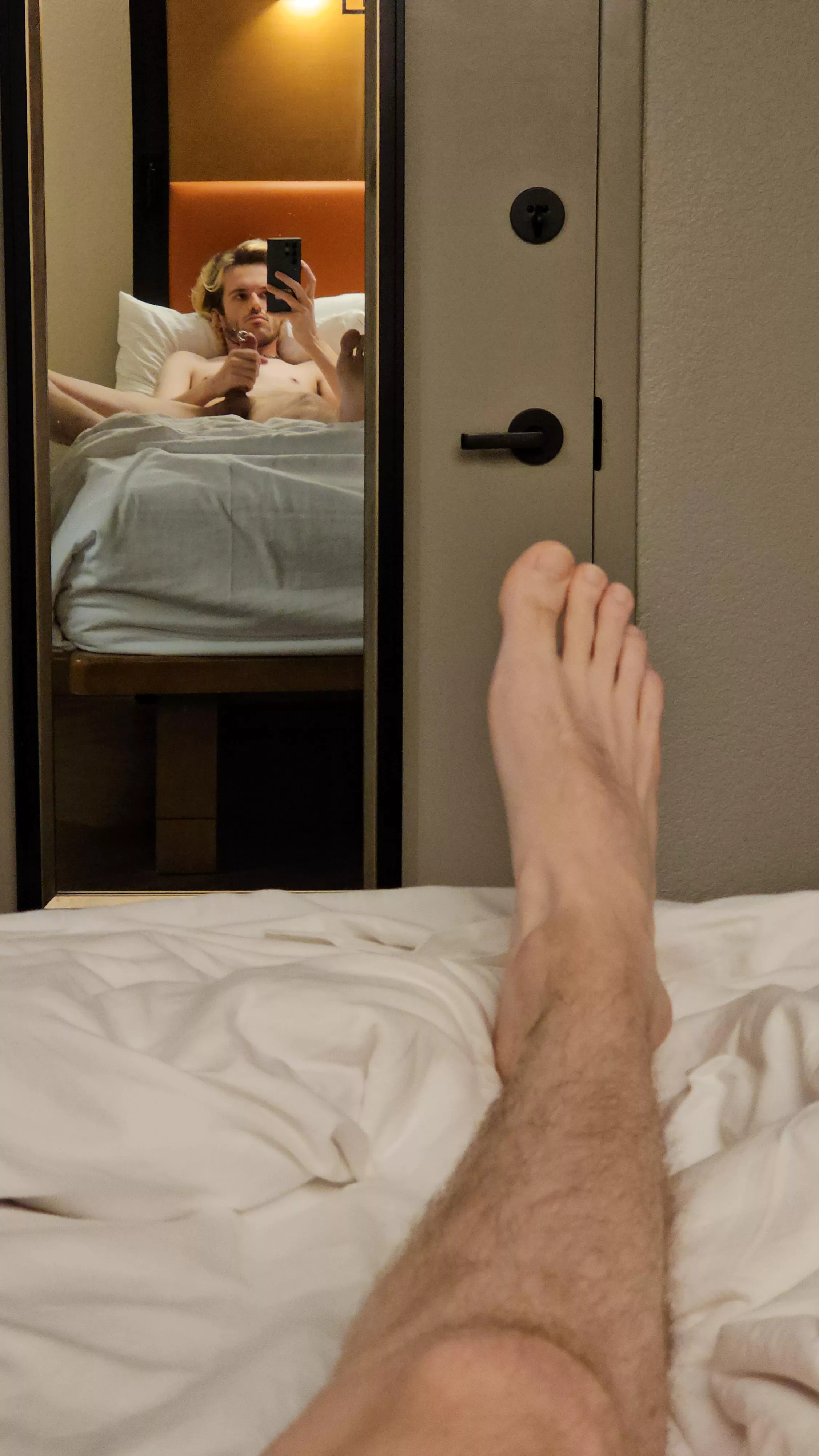 You know what they say about big feet? A big 🐓 My size 14 foot confirms that😈😂 posted by WH1T3D1AM0ND