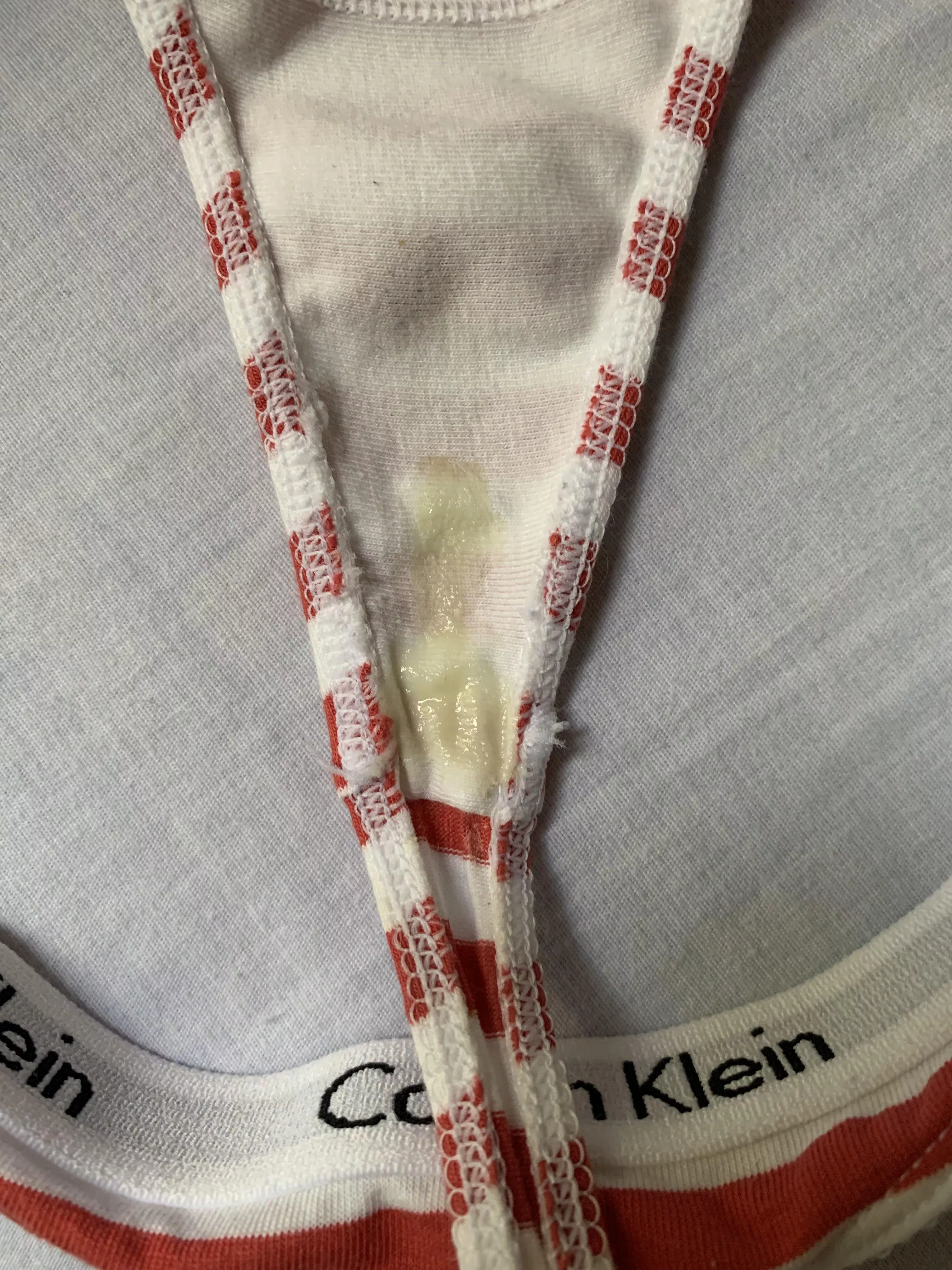 I love it when I take off my panties and see a fresh cream stain ;) posted by PetiteTyrant