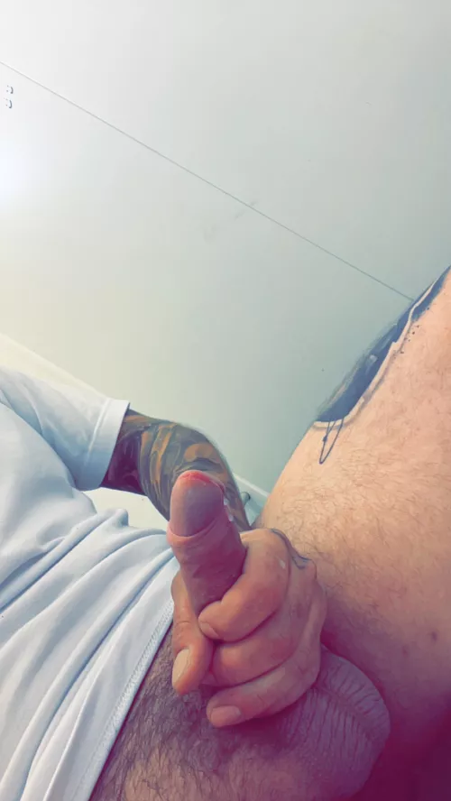 Just a little pre cum by scotty6000