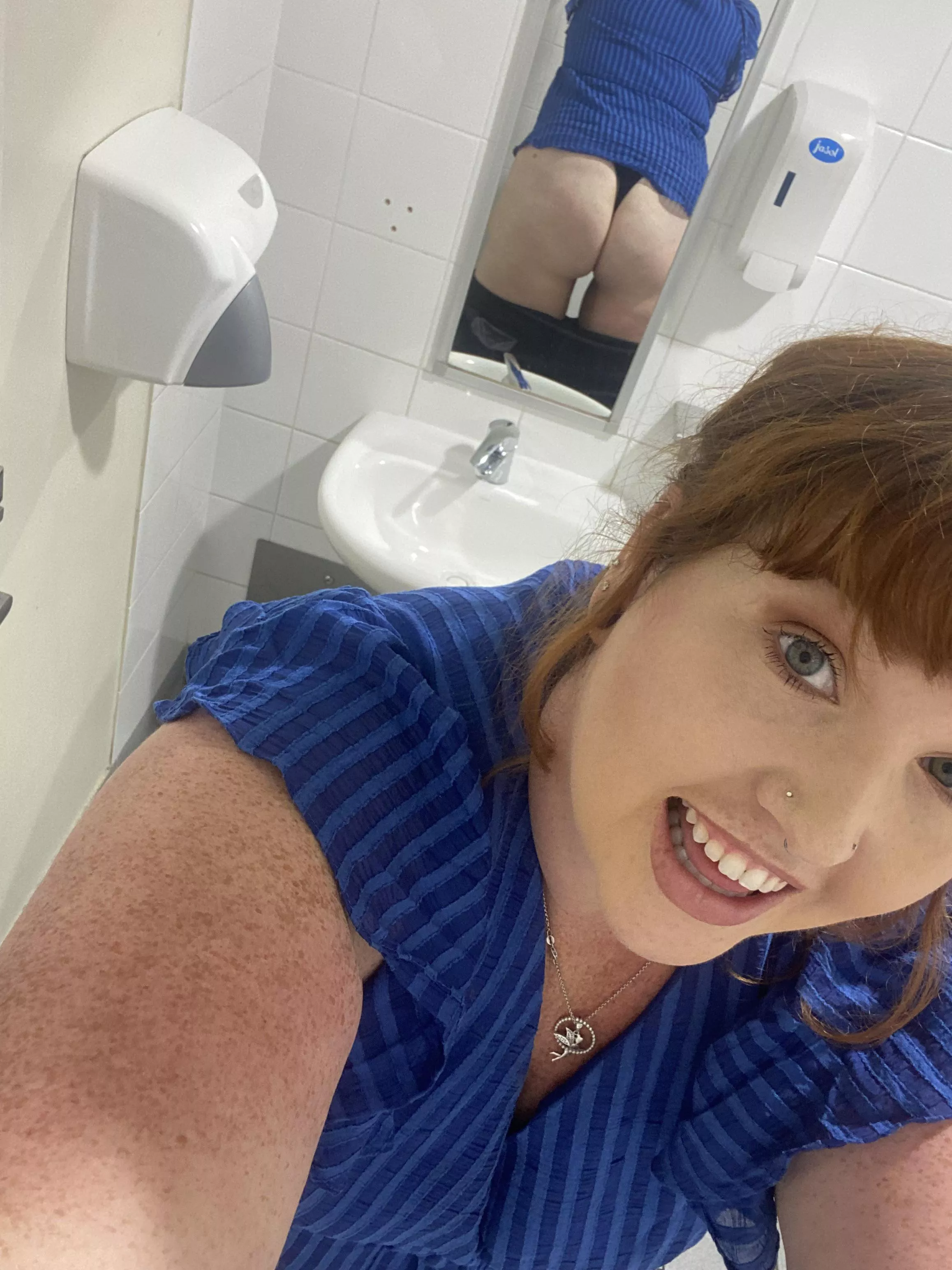 Look at me day 1 and already being a naughty office girl 🤭 posted by jhunter55