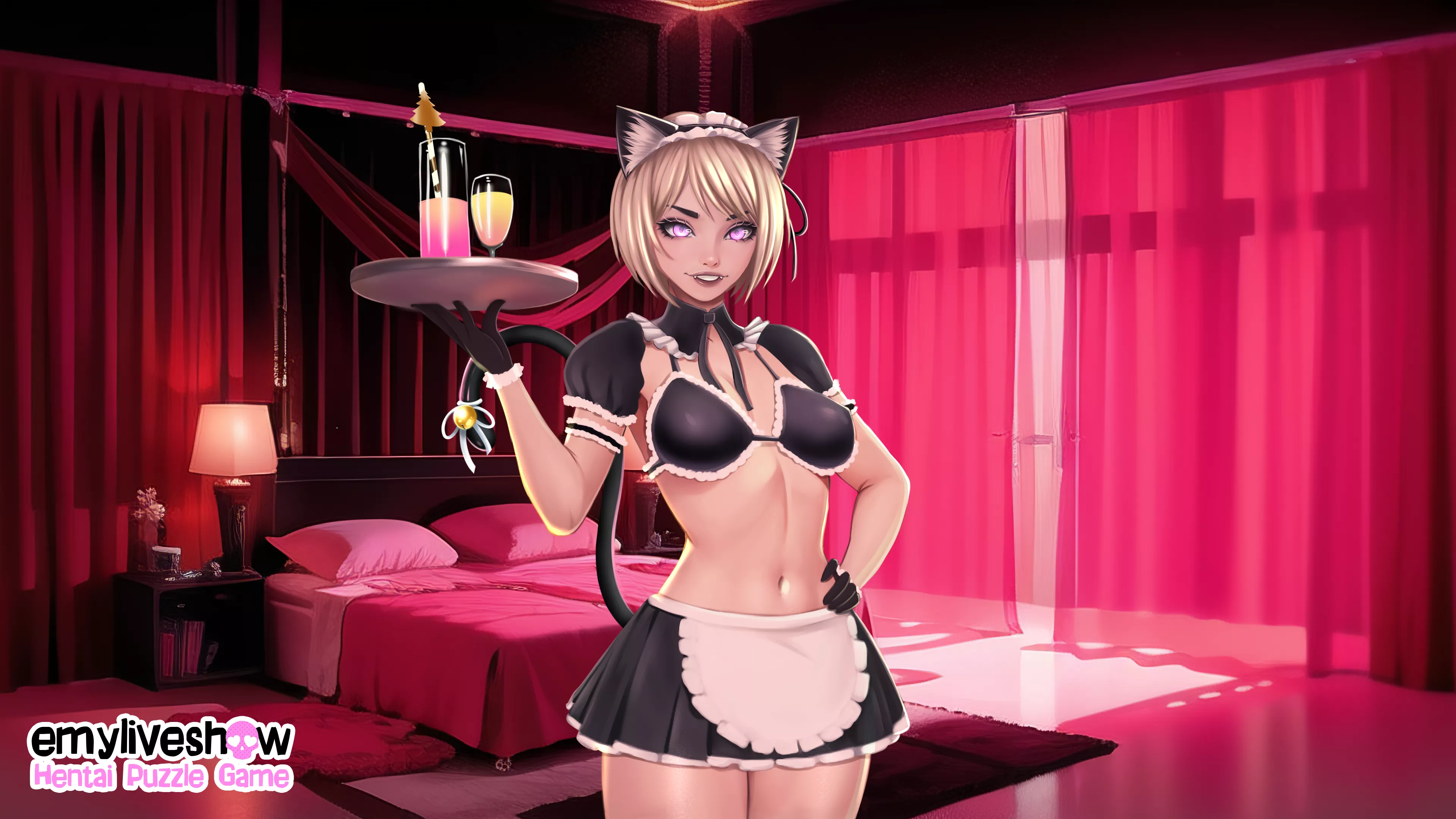 Neko maid on duty (EmyLiveShow) [Original] posted by EmyLiveShow