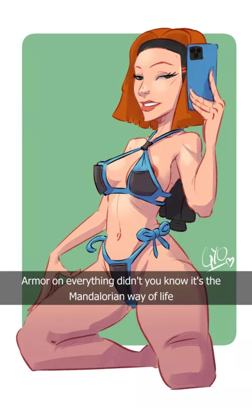 Sexy Bo Katan (its gyo) by -PoodleBull-