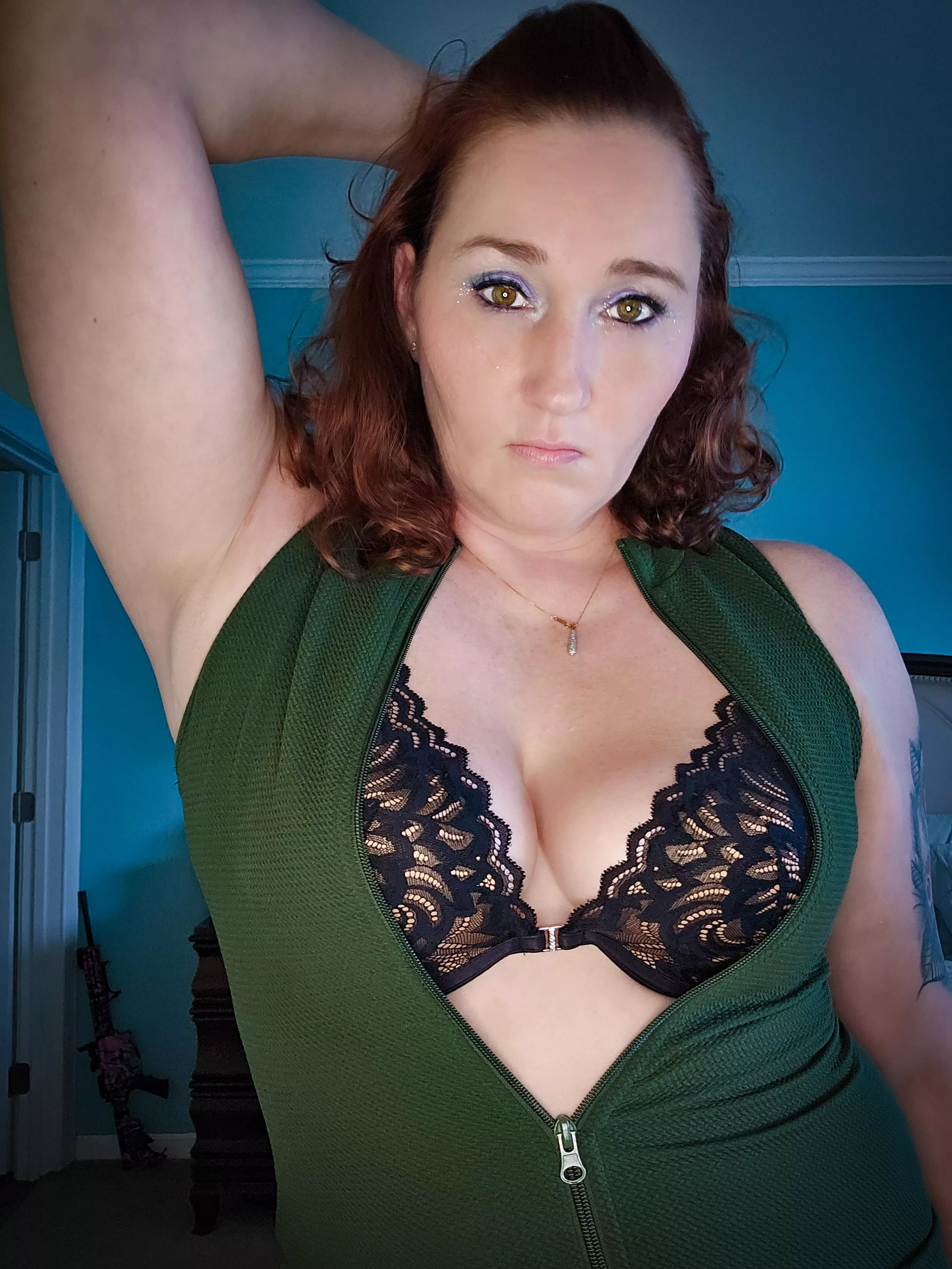 Sexy new dress, the girls wanted to say hi. posted by Delicate_Wings