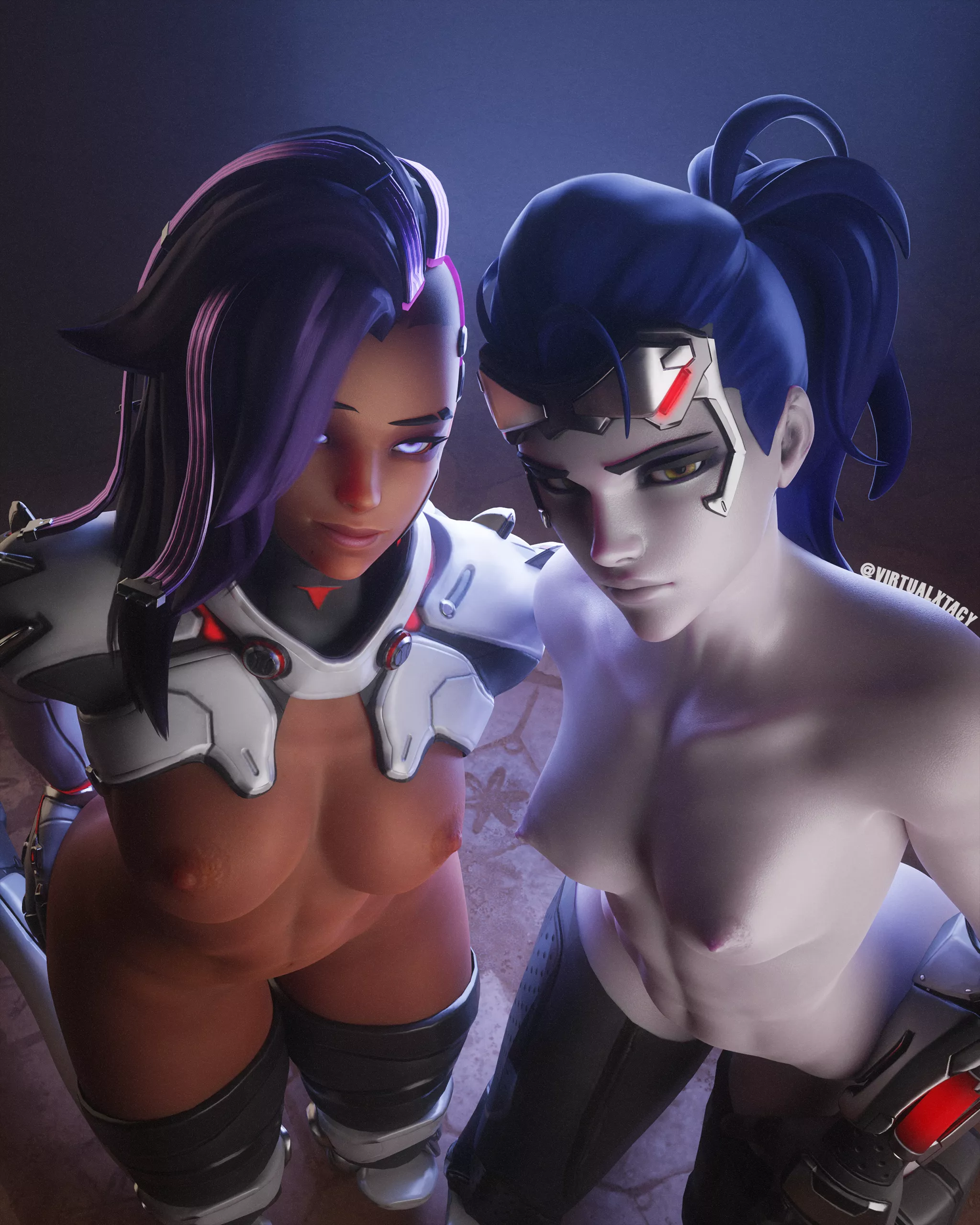 Sombra & Widowmaker wants intel out of you (VirtualXtacy) posted by VirtualXtacyy