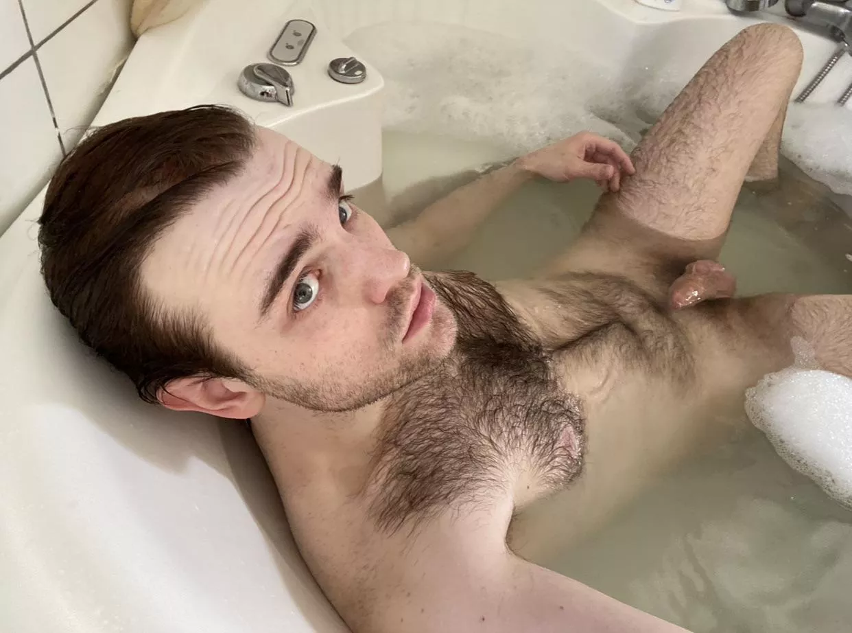 Technically not showering but bathing 🧼🐶 posted by Bubbly-Flounder8874