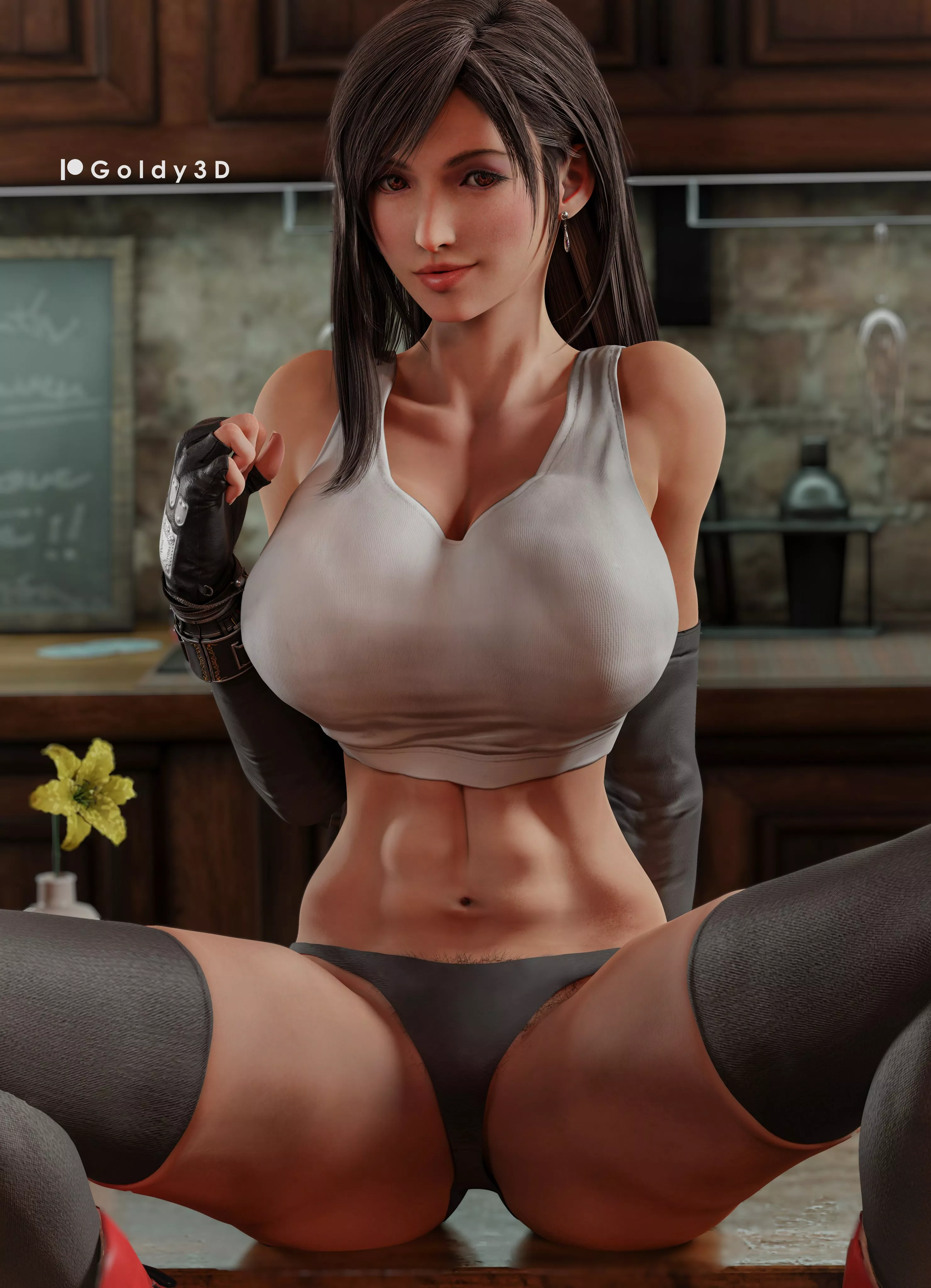 Tifa (Goldy_3D) [Final Fantasy] posted by Poke-Oji
