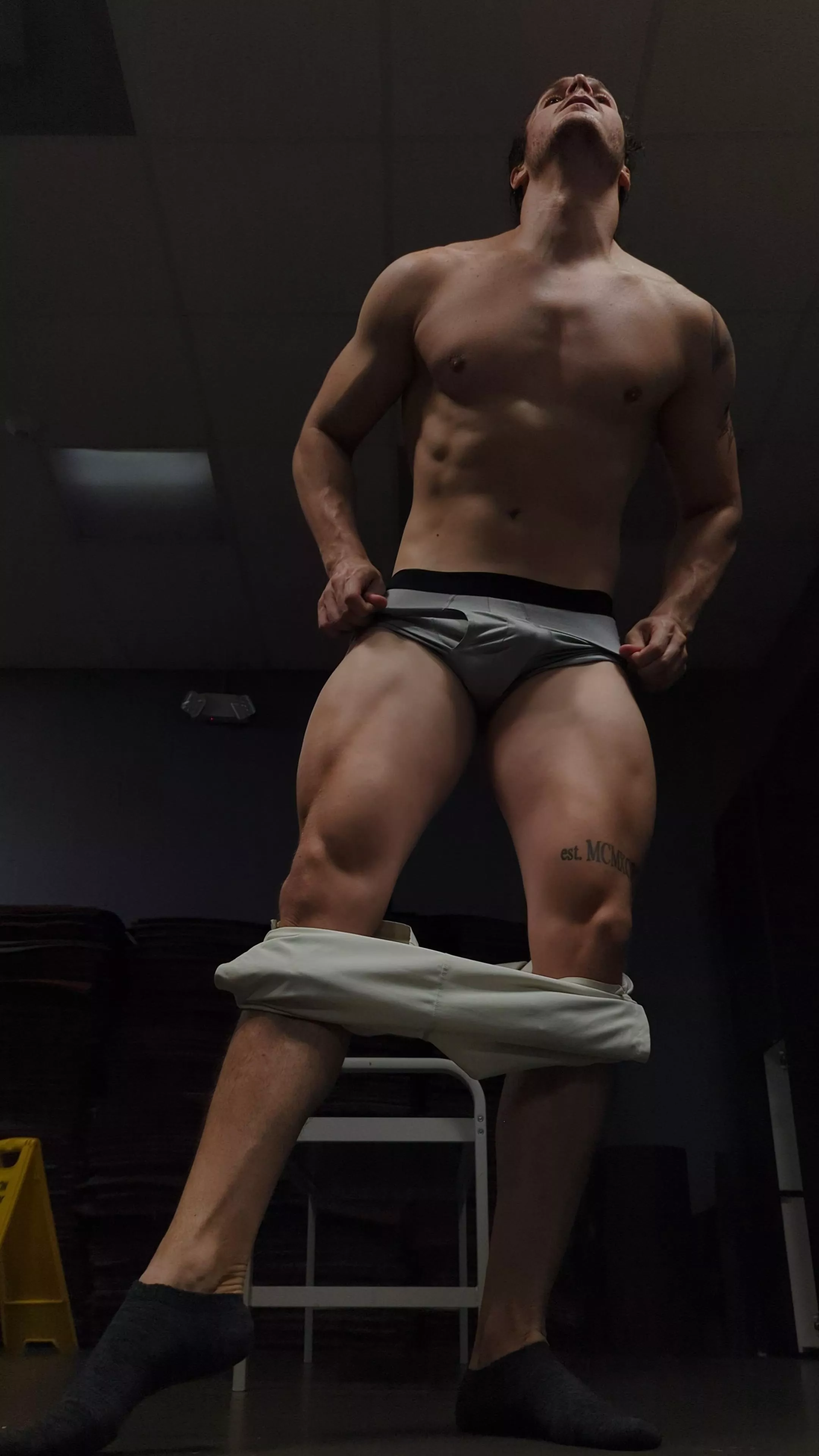 Would you stay down or jump up and grab? posted by meaty_tarzan