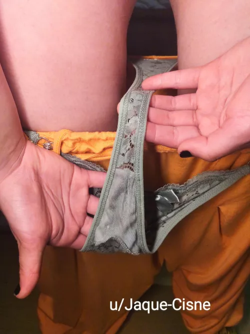 A very sweaty panties after a long and hot day of wear 🥵 by Jaque-Cisne