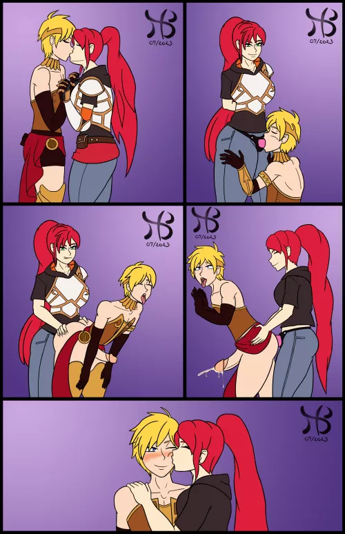 Arkos crossdressing fun (hiastobasement) by Blaiseingfire