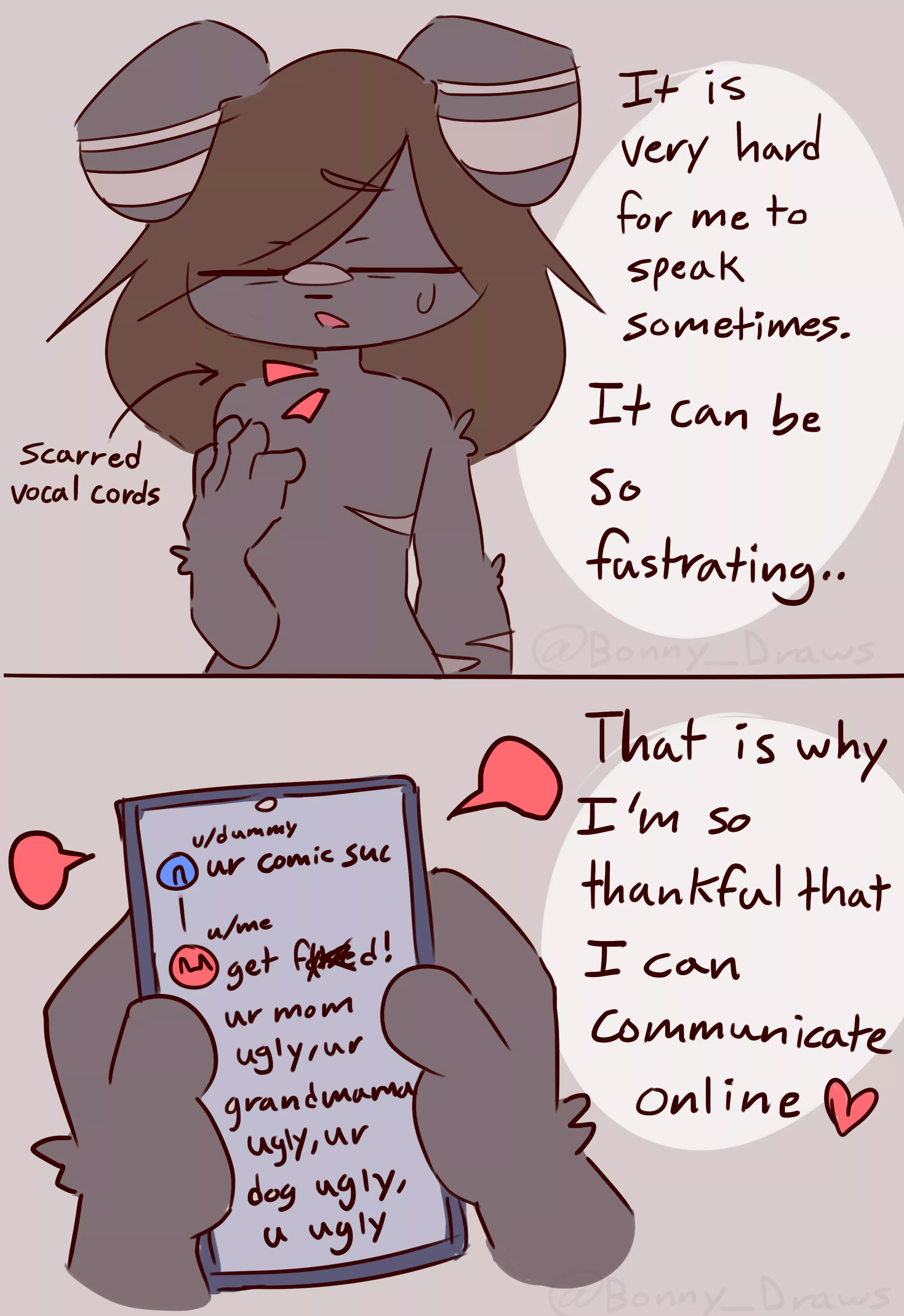 (art by me) Communication is key 🗝️ posted by BonnyDraws