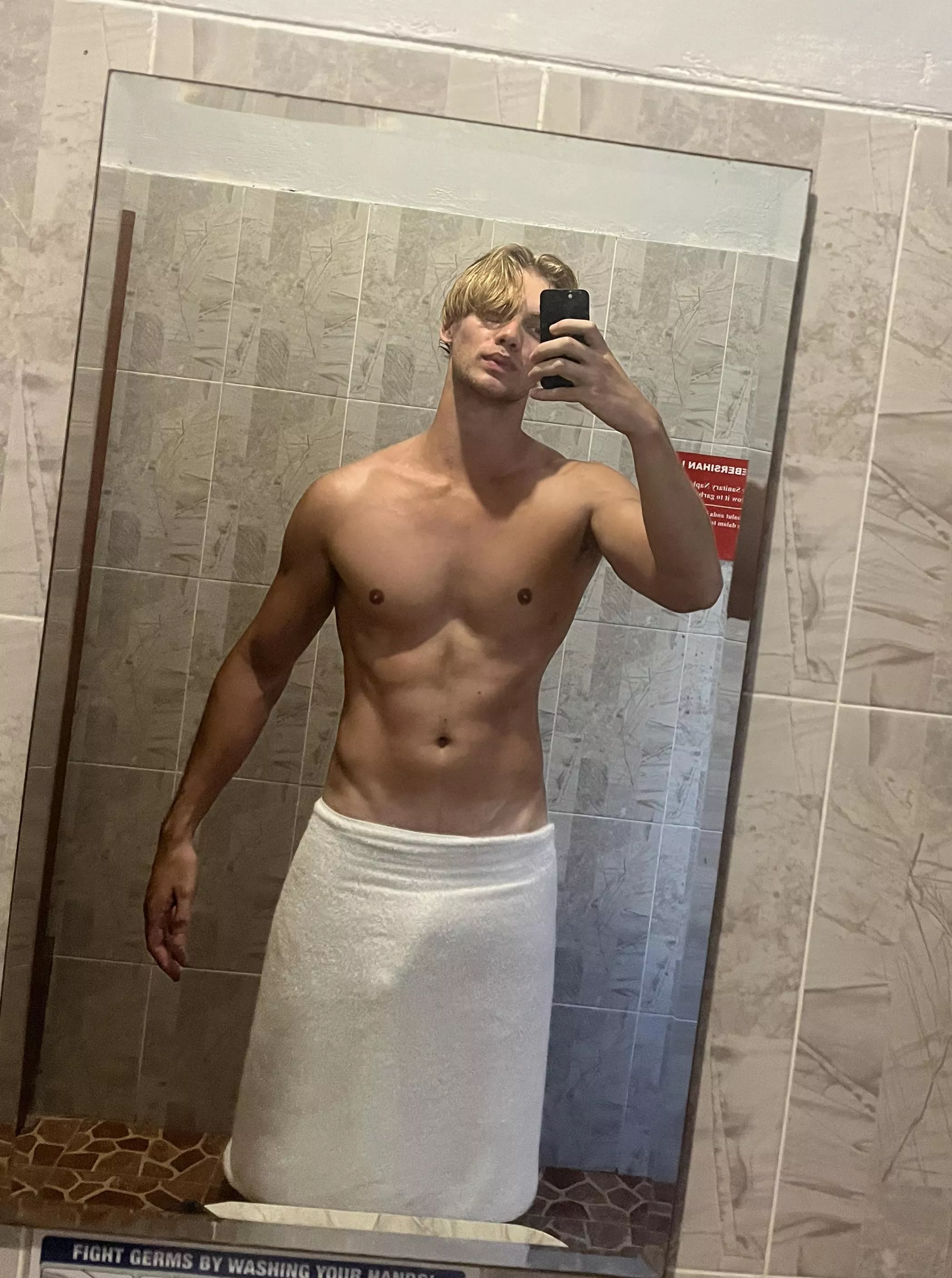 hard as a rock in gym bathroom posted by Daylo117