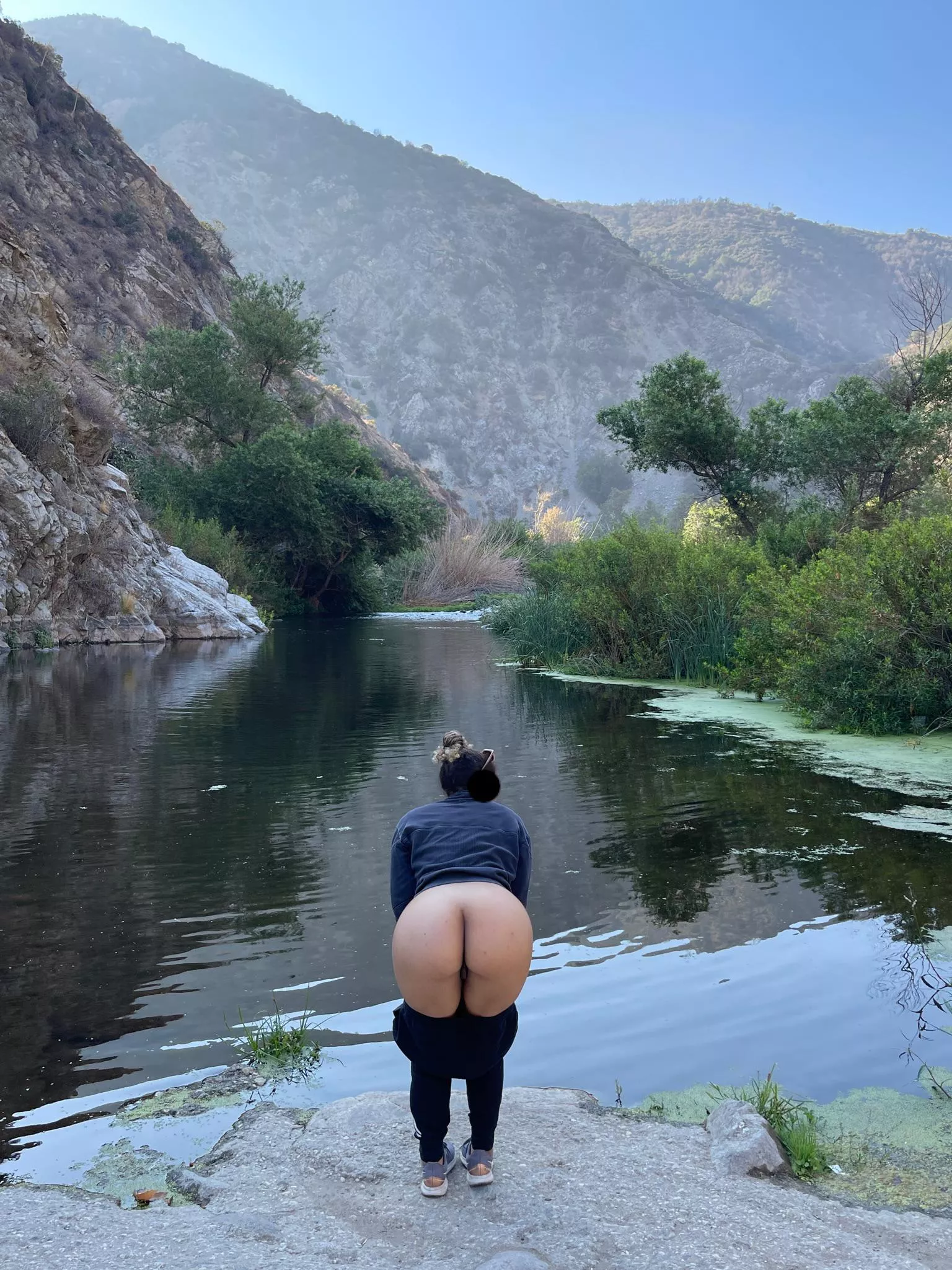 Here or at the beach? 🍑😈 posted by Bryleebee