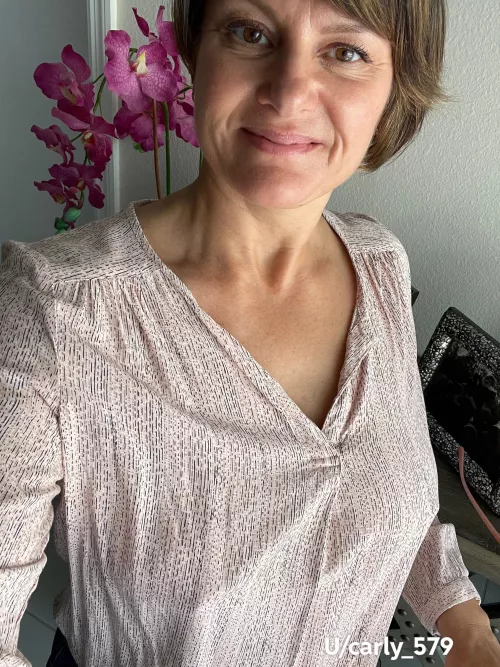 I love the feel of my soft cotton shirt against my braless nipples. by Carly_579