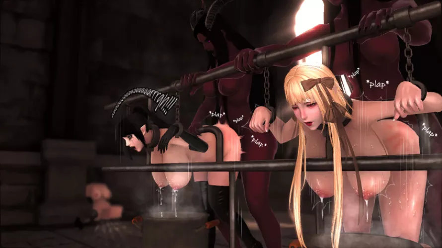 Just a Normal day at the futa demon dungeon by Red_035