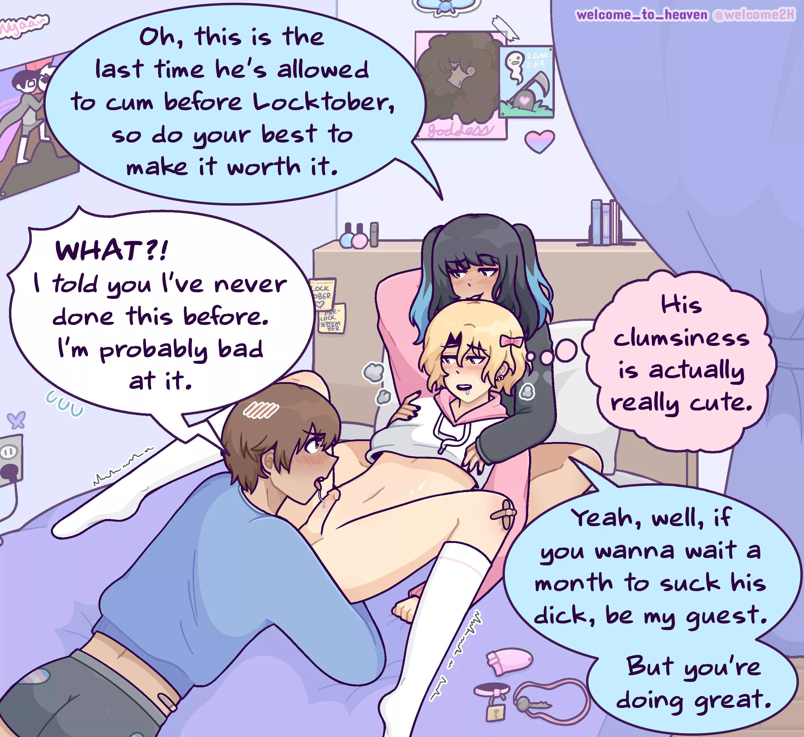 Learning to suck dick is really a mouth-on experience 😋 [OC] posted by Welcome_To_heaven