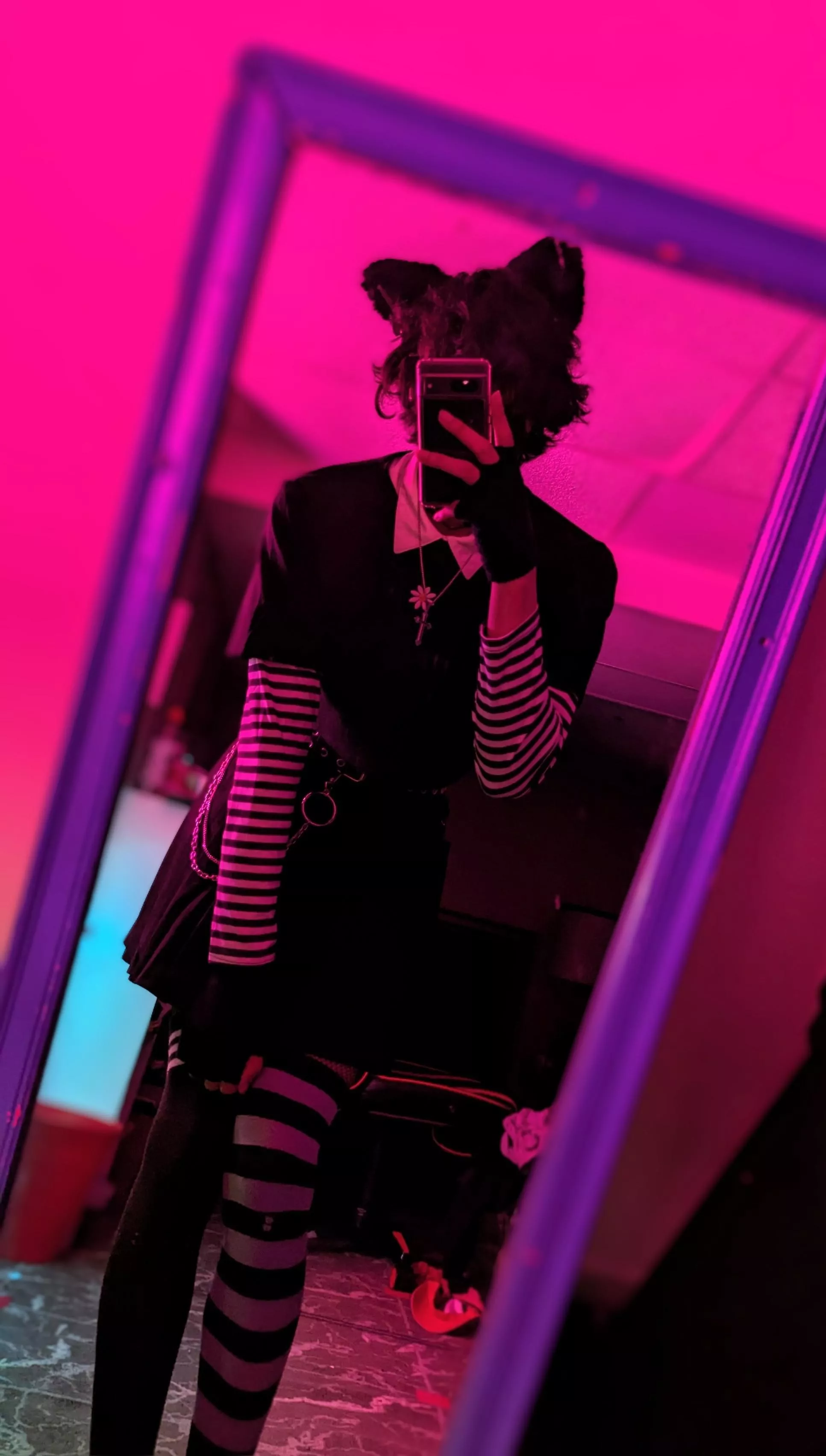 My mom walked in on me wearing this... def not a little embarrassed at all posted by ZuIIie