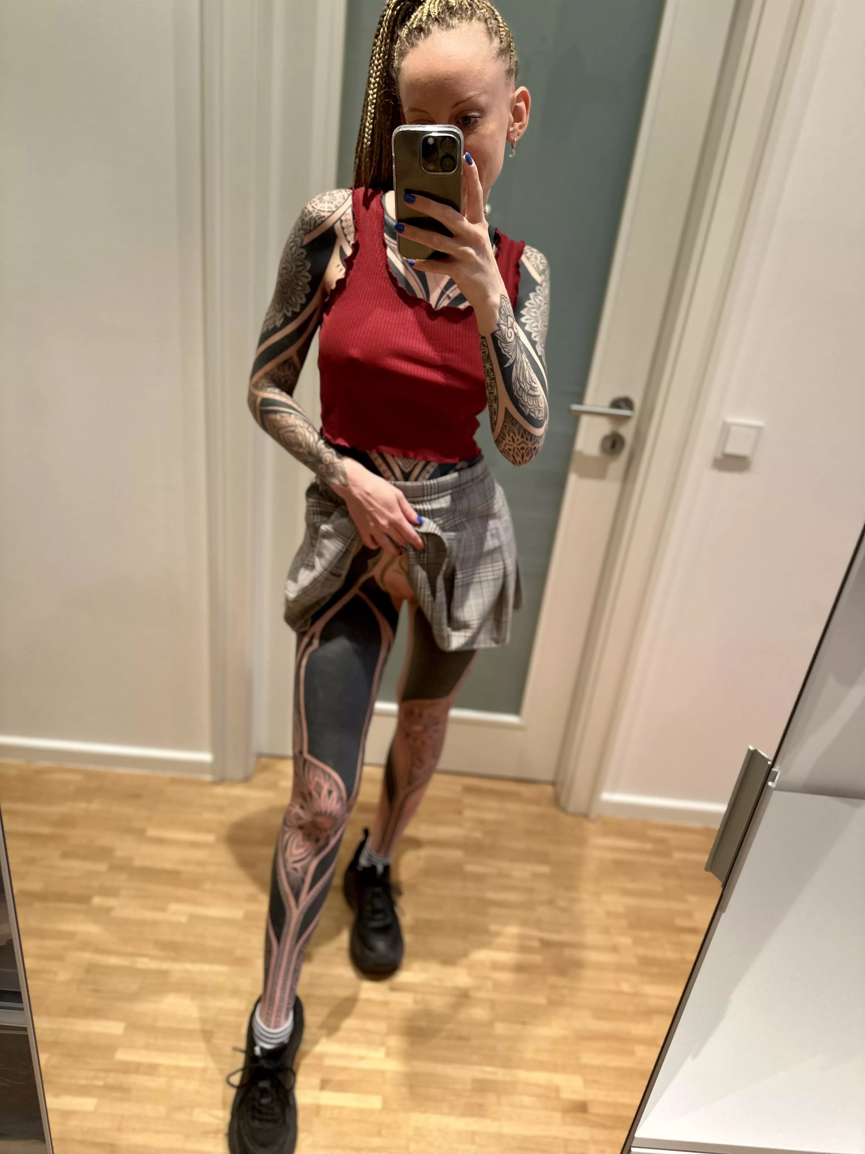 My piercer said I shouldn’t wear panties so that my new piercings heal better posted by lovemytatts